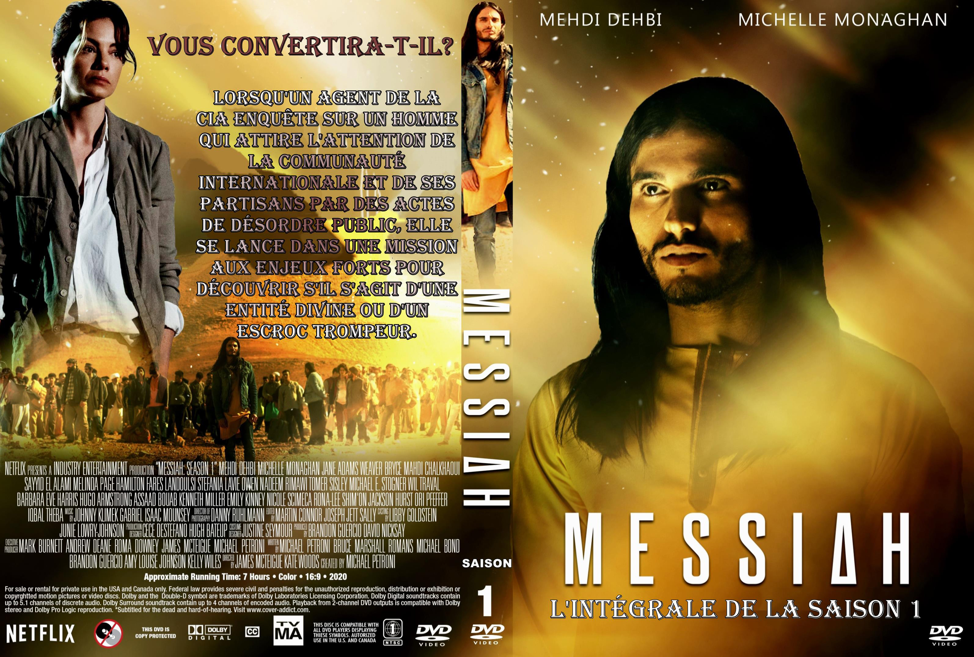 Jaquette DVD Messiah Saison 1 custom