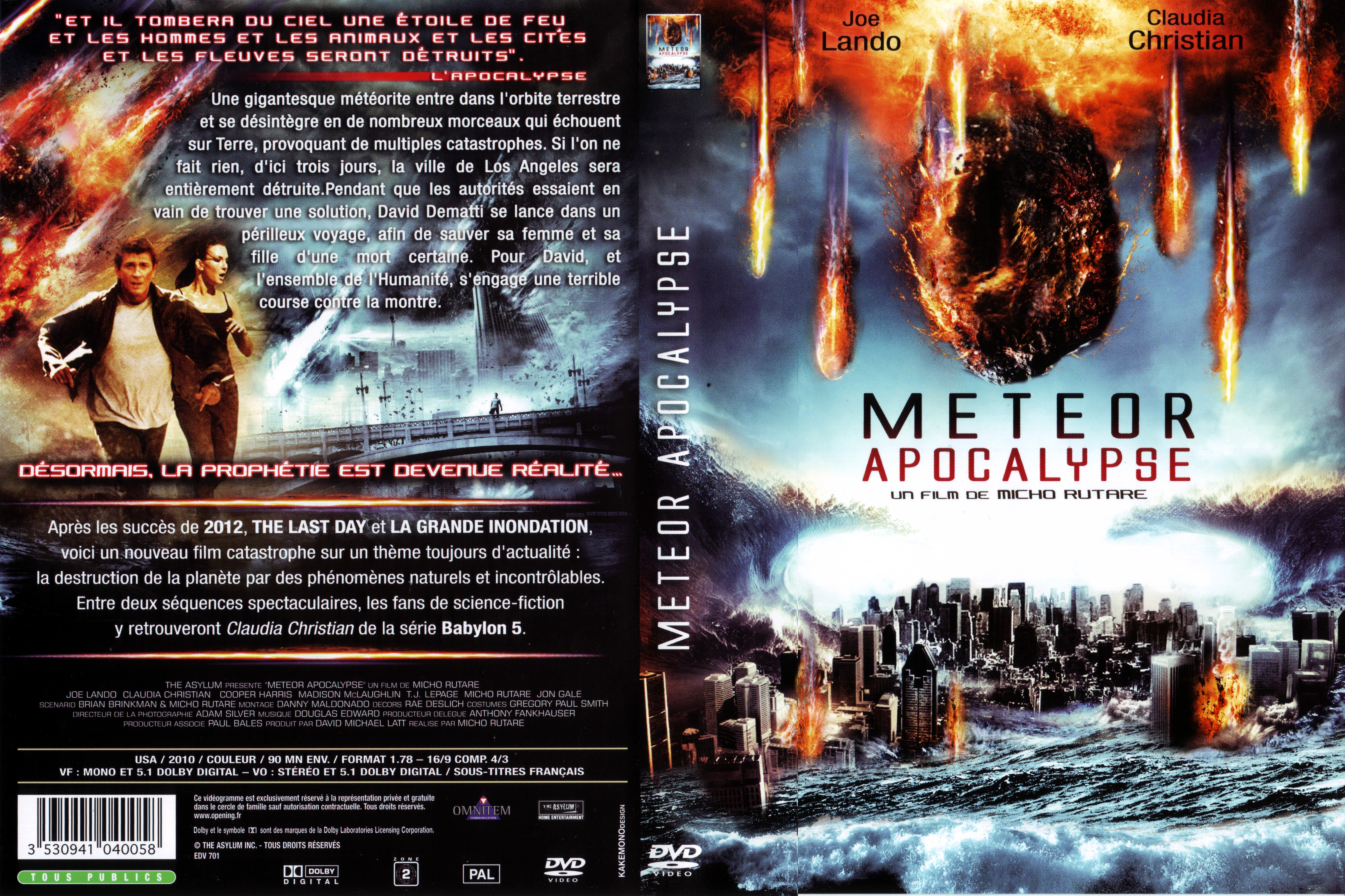 Jaquette DVD Meteor Apocalypse