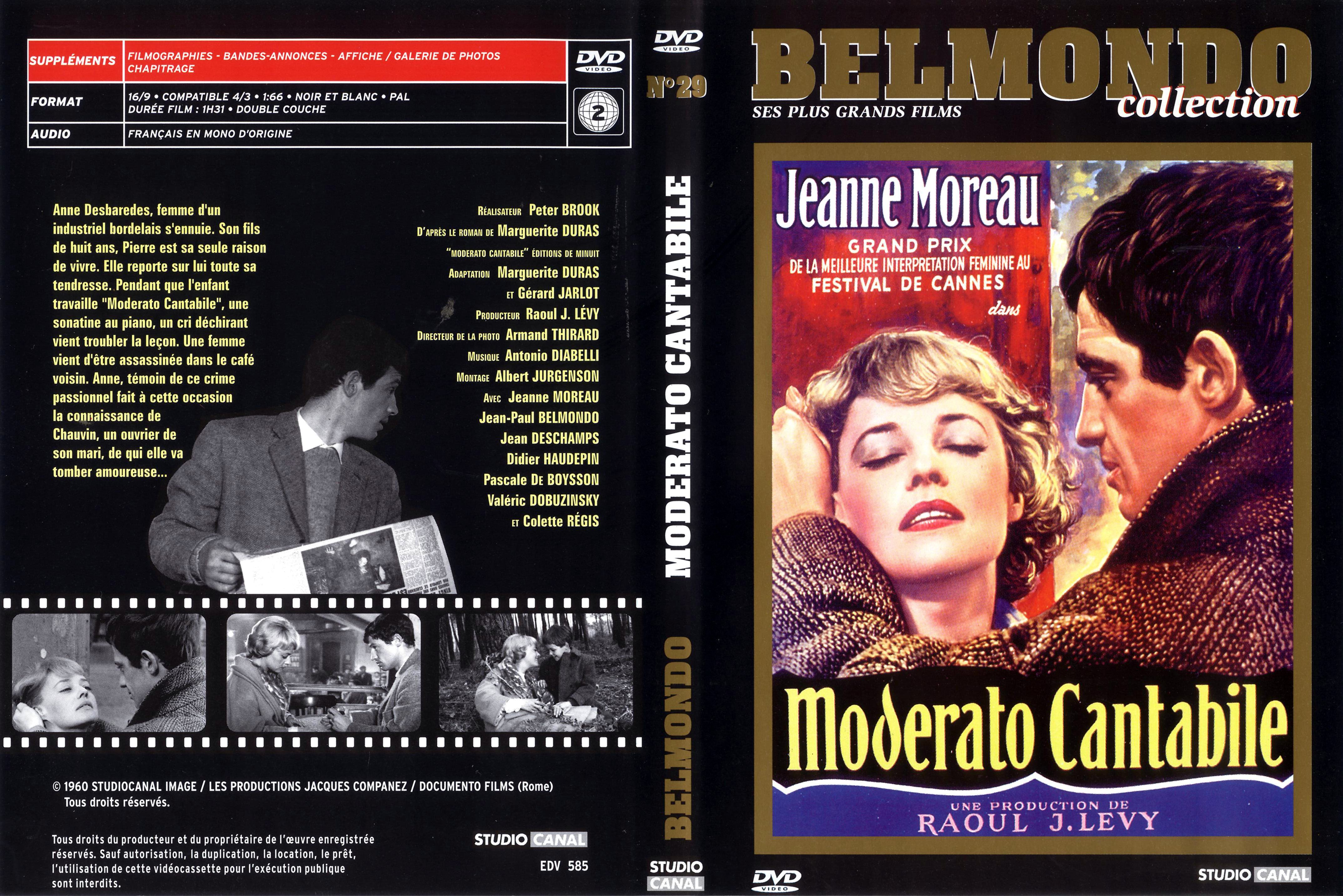 Jaquette DVD Moderato cantabile v2