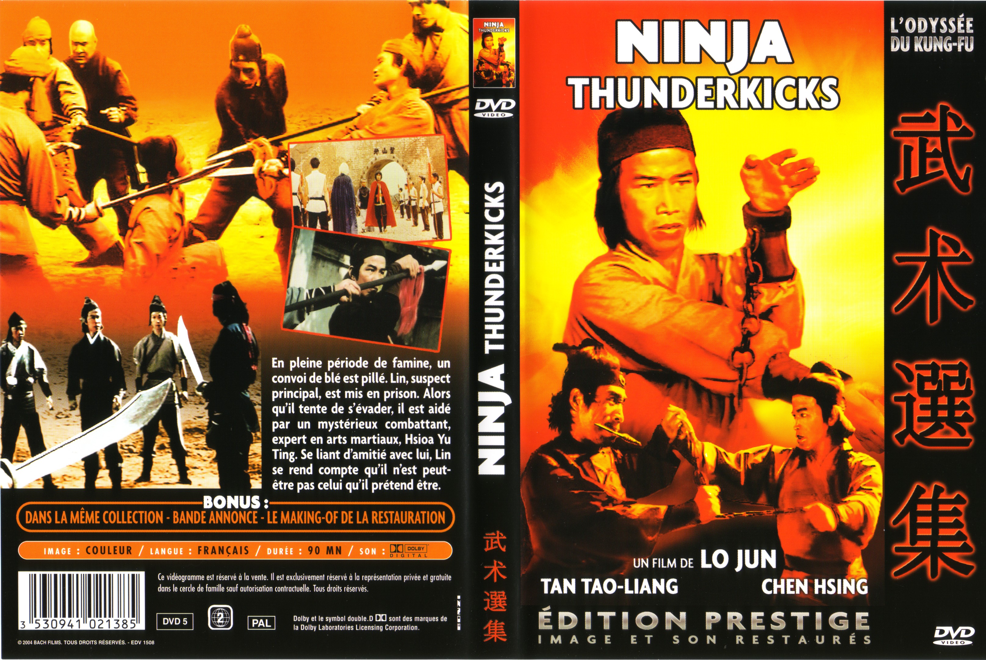 Jaquette DVD Ninja thunderkicks