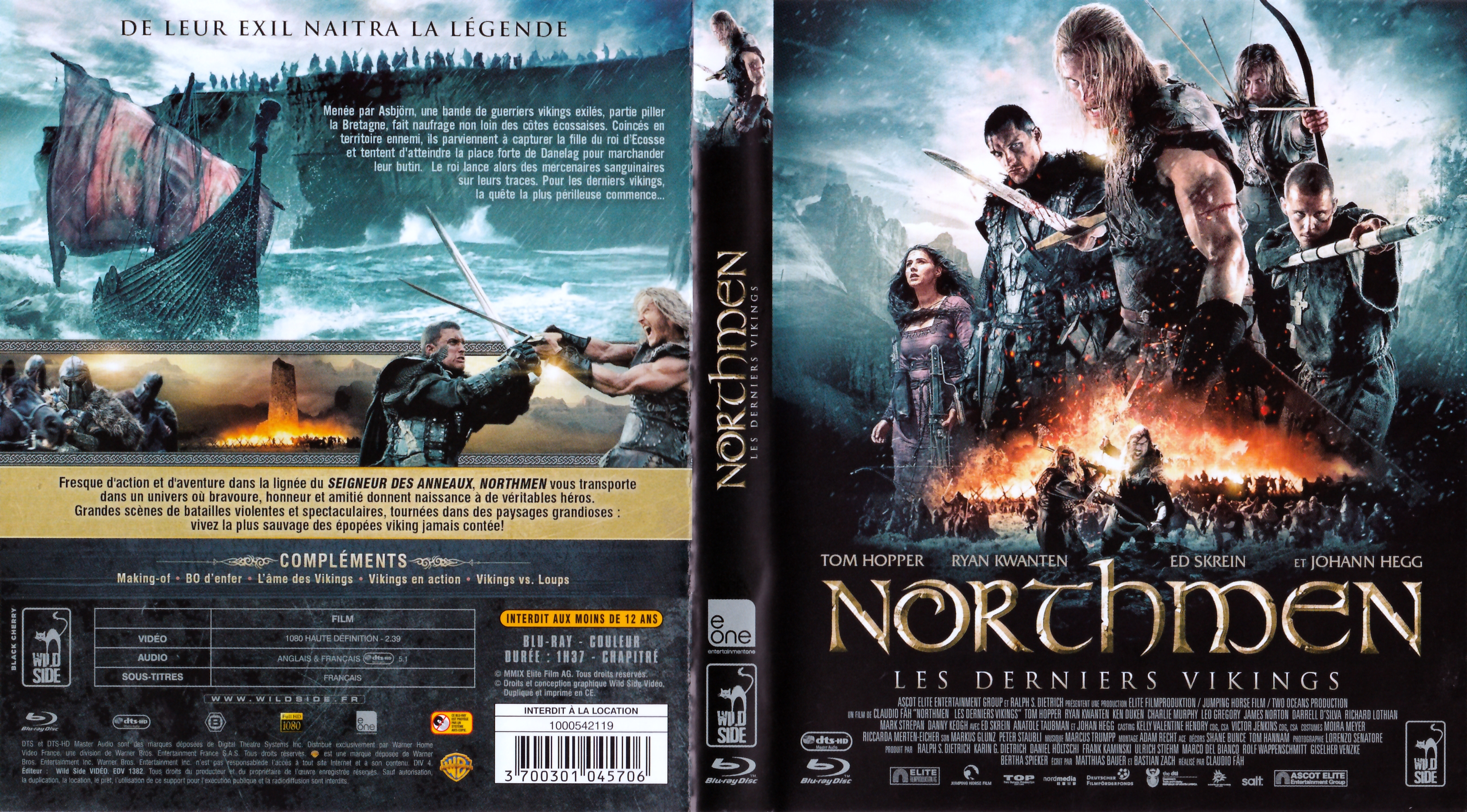 Jaquette DVD Northmen - Les derniers vikings (BLU-RAY)