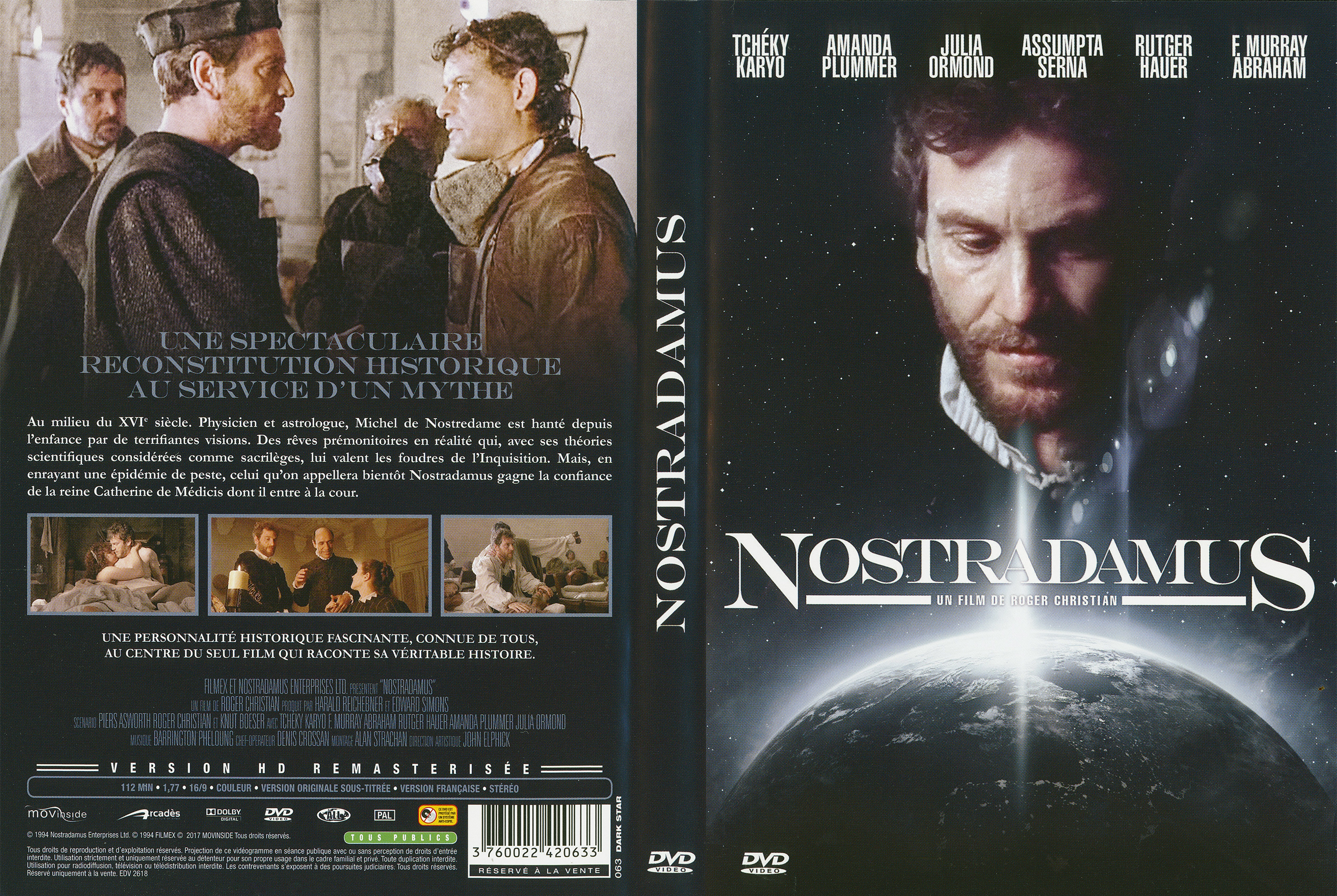 Jaquette DVD Nostradamus v2