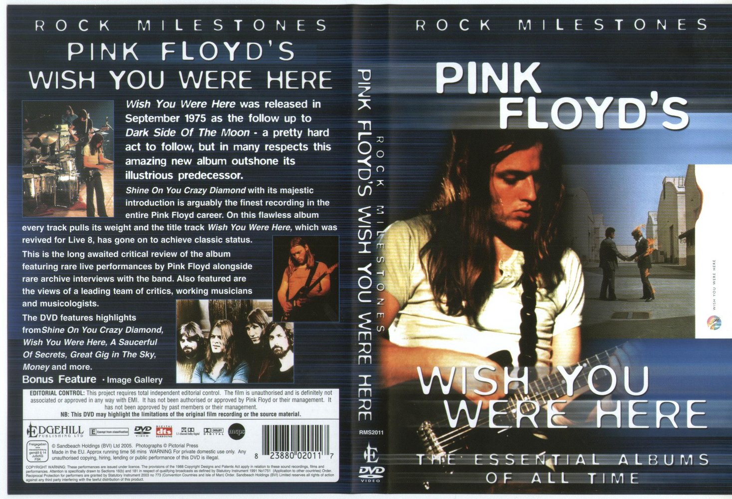 Jaquette DVD Pink Floyd Wish you were here