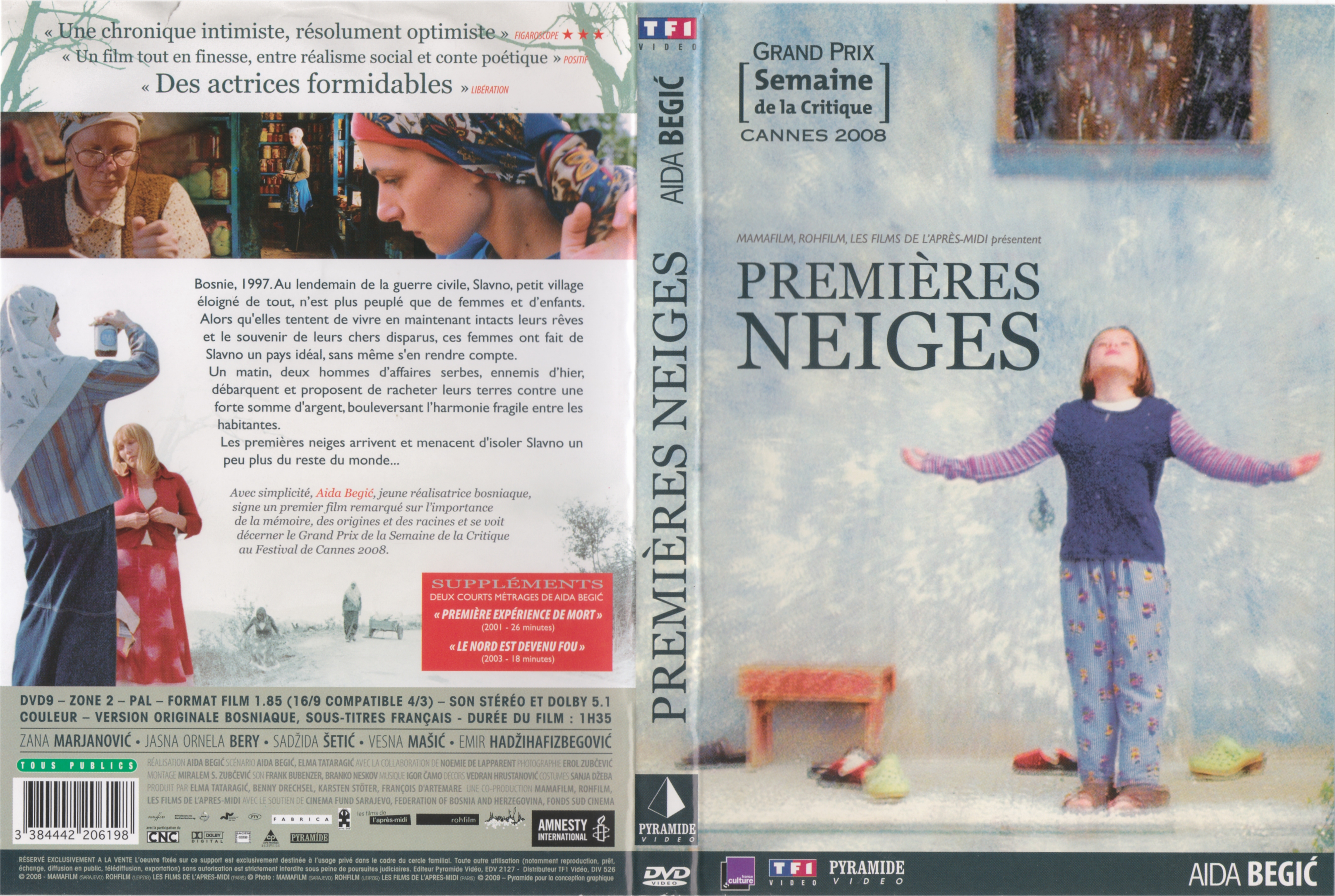 Jaquette DVD Premires Neiges