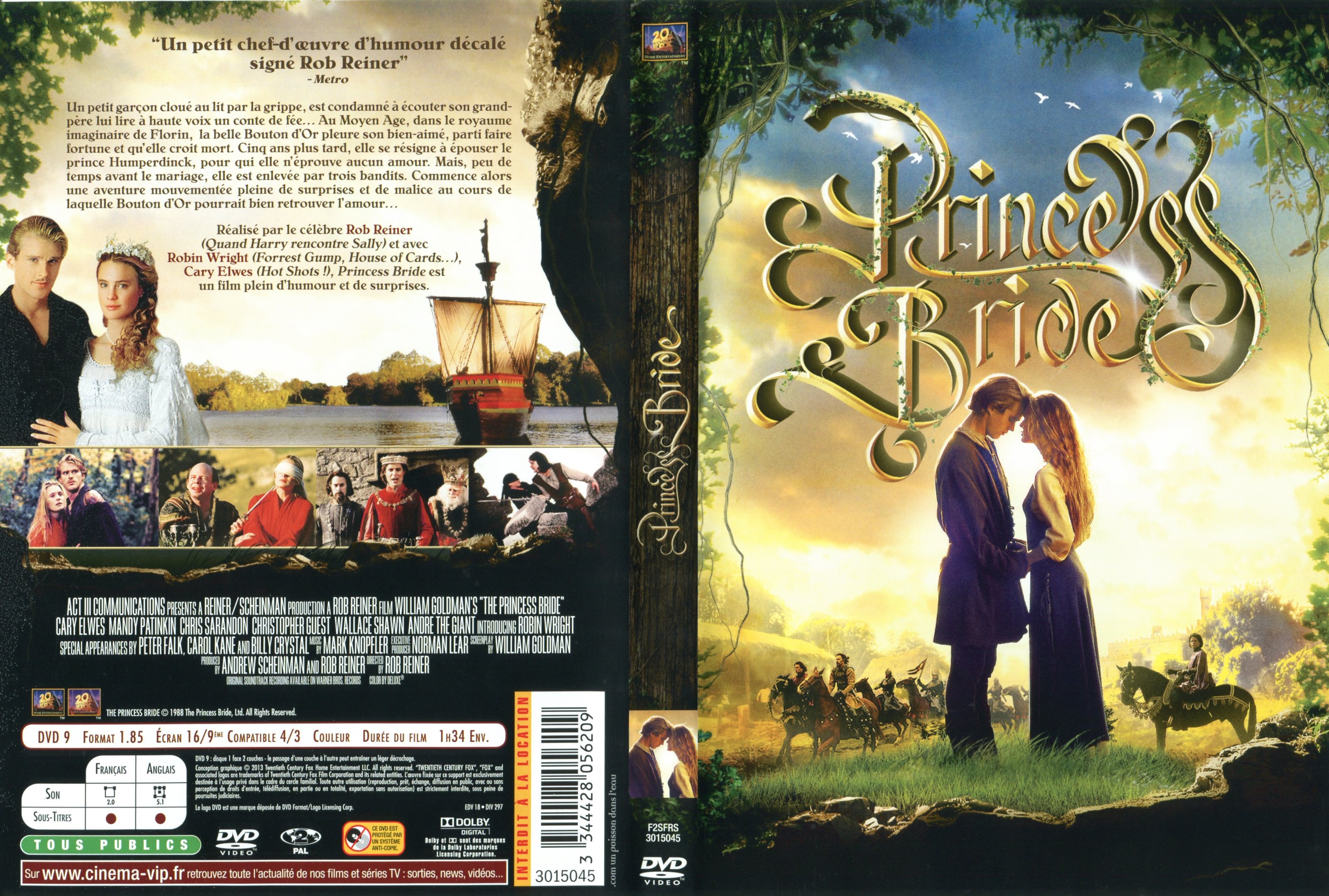 Jaquette DVD Princess bride v2