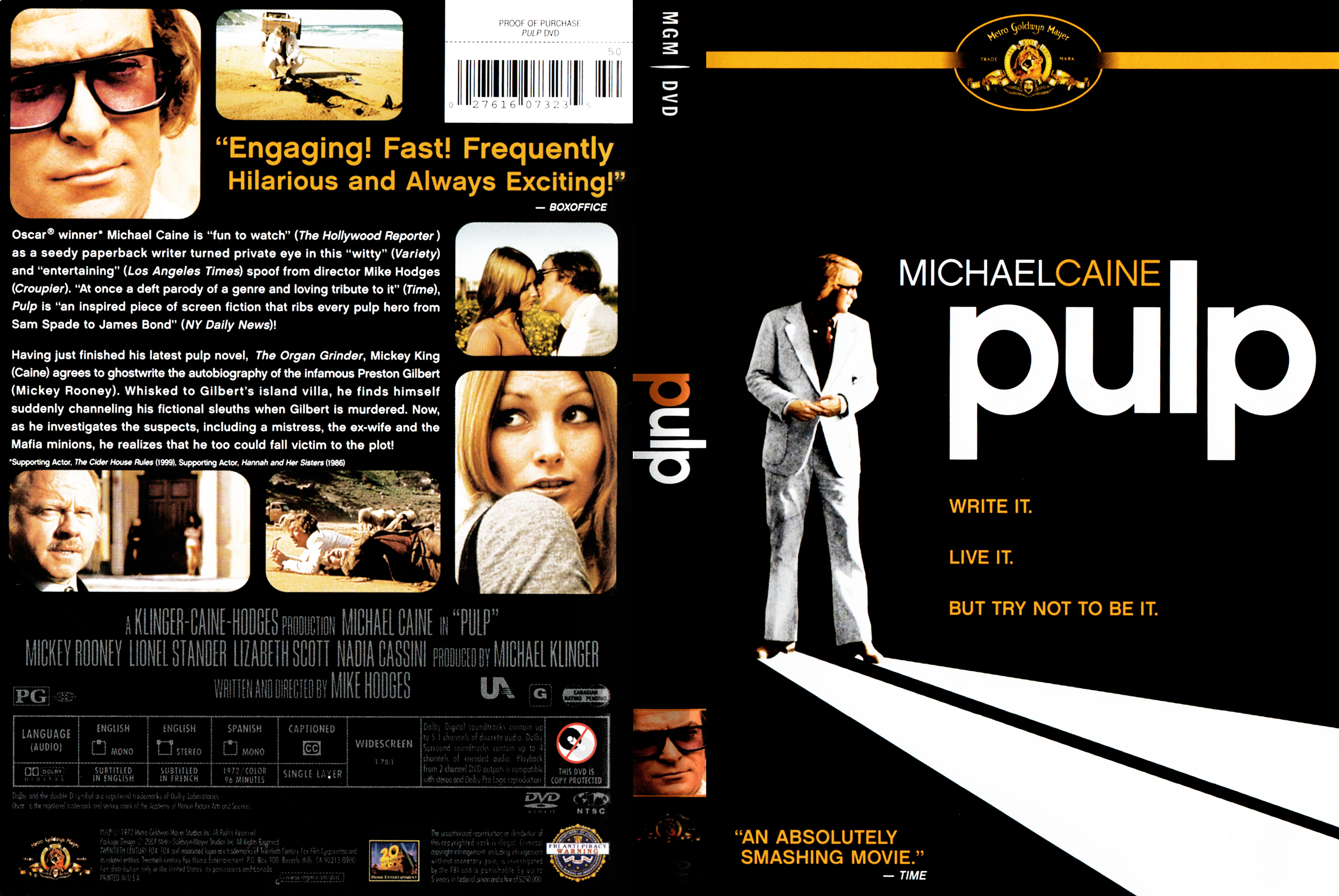 Jaquette DVD Pulp Zone 1