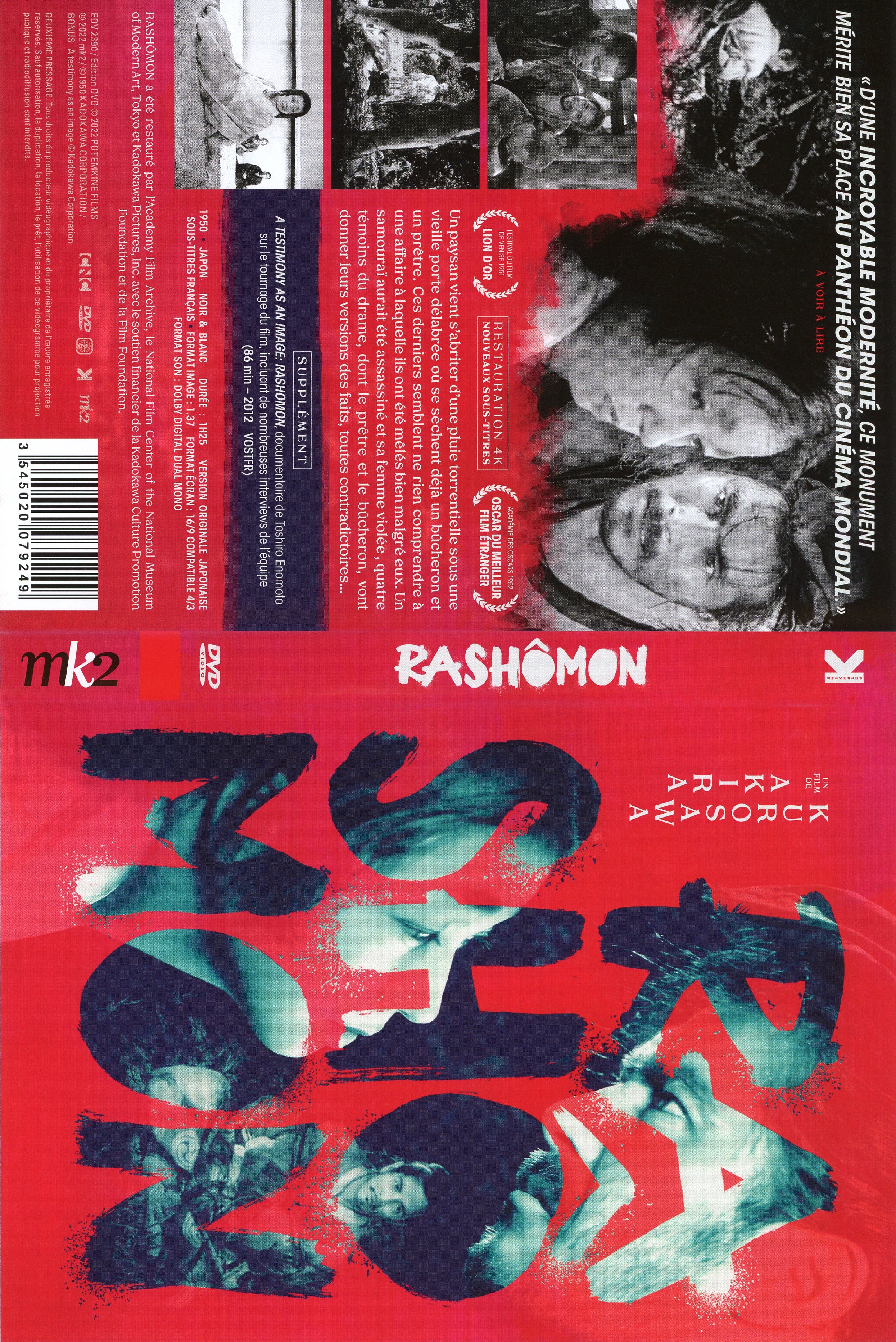 Jaquette DVD Rashomon v2