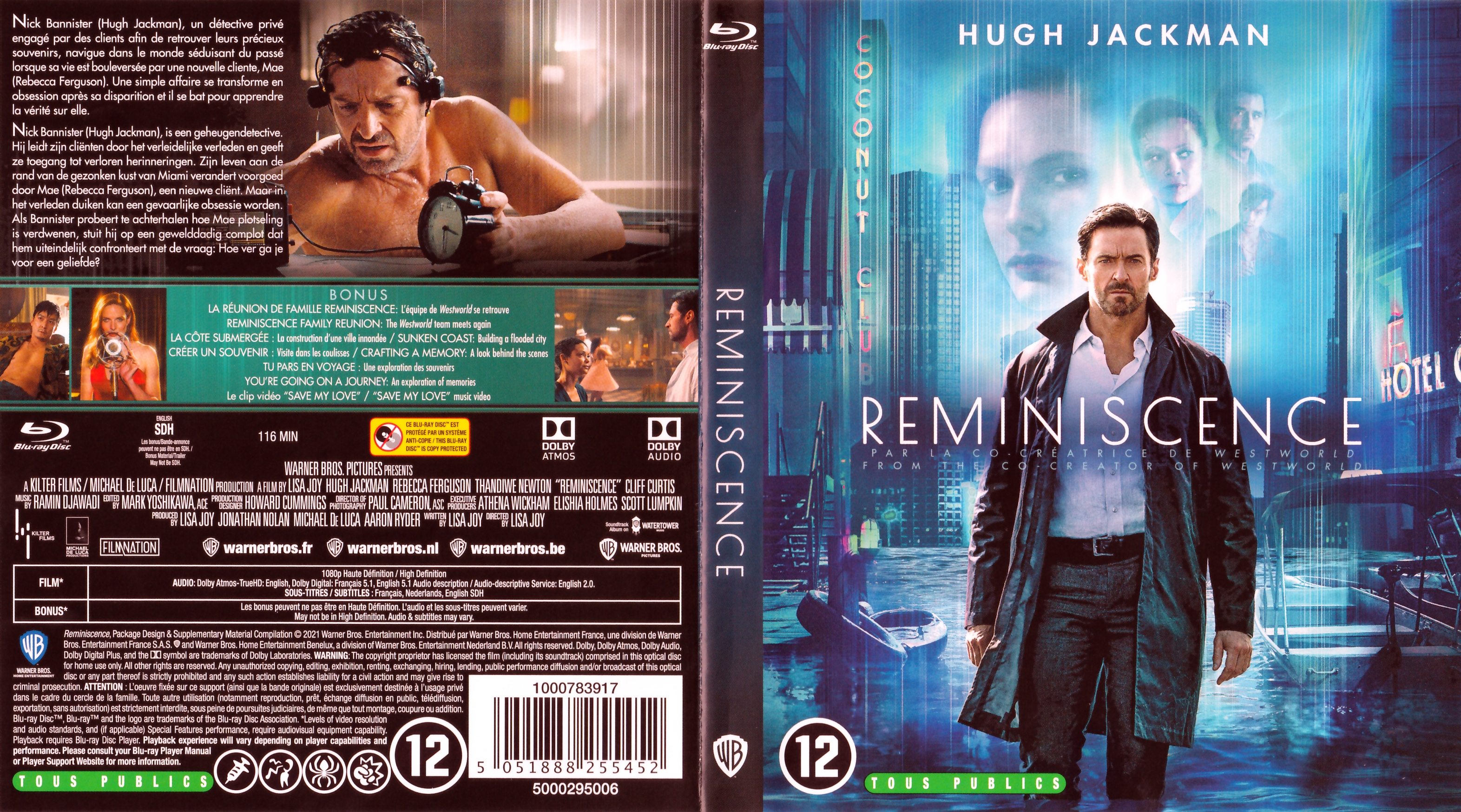 Jaquette DVD Reminiscence (BLU-RAY)