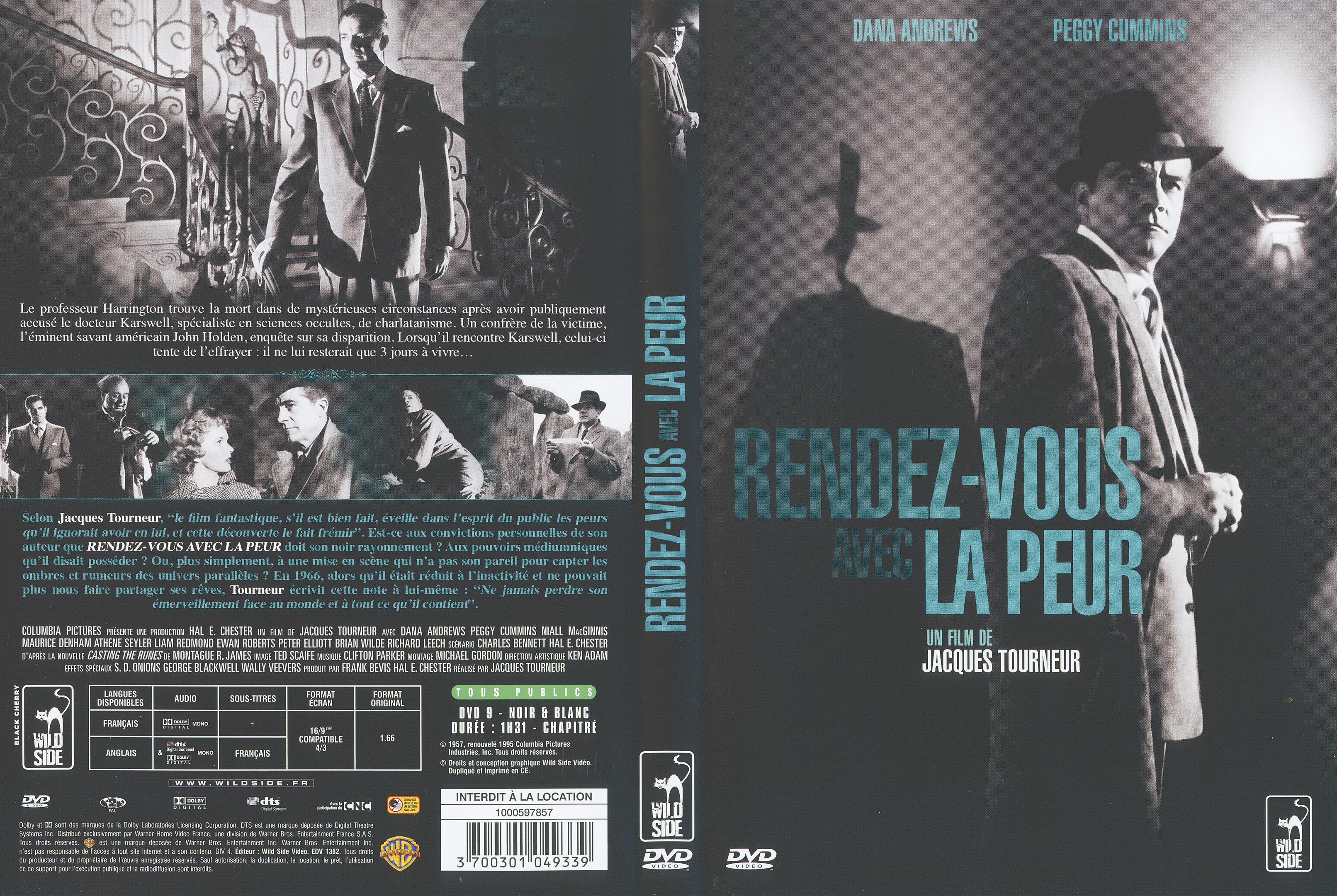 Jaquette DVD Rendez-vous avec la peur