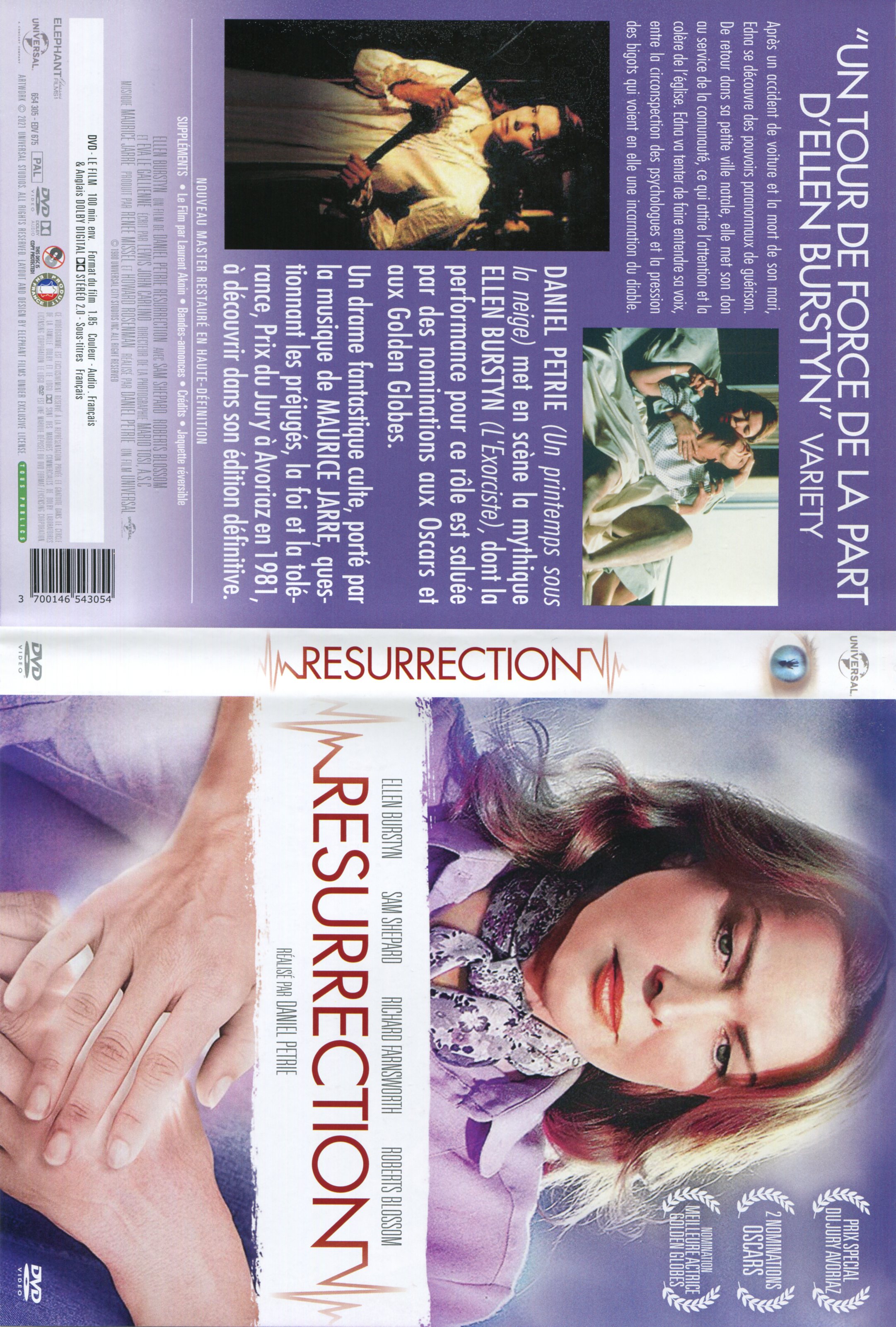 Jaquette Dvd De Resurrection 1980 Cinéma Passion 8113