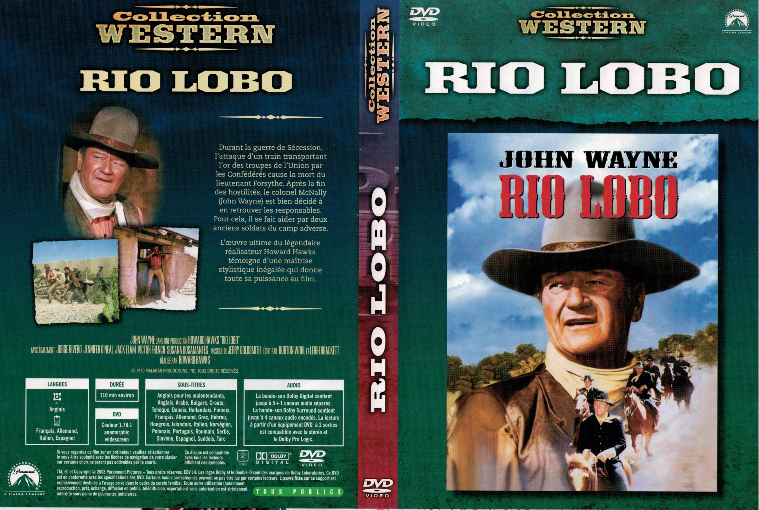 Jaquette DVD Rio Lobo v2