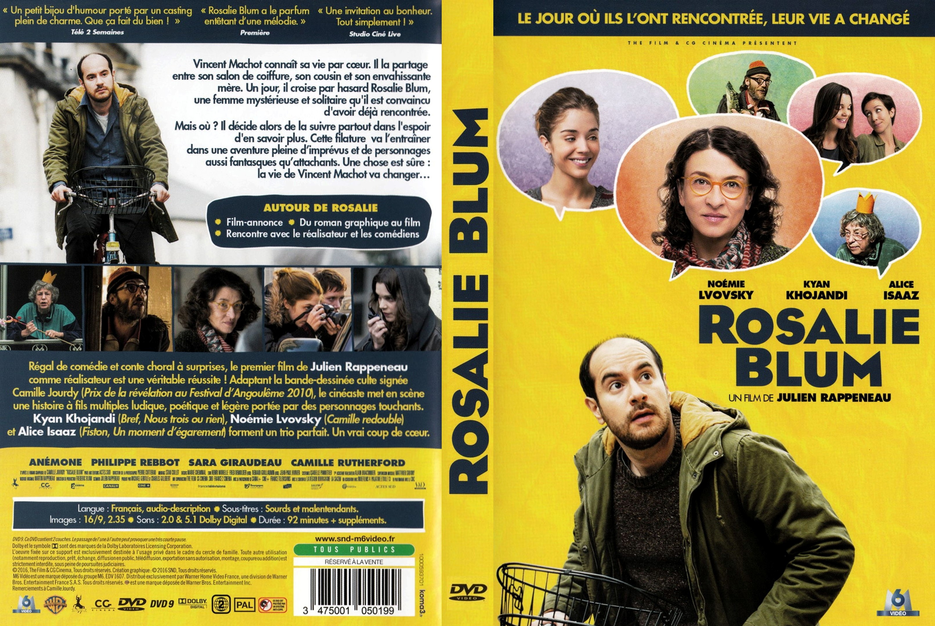 Jaquette DVD Rosalie Blum custom