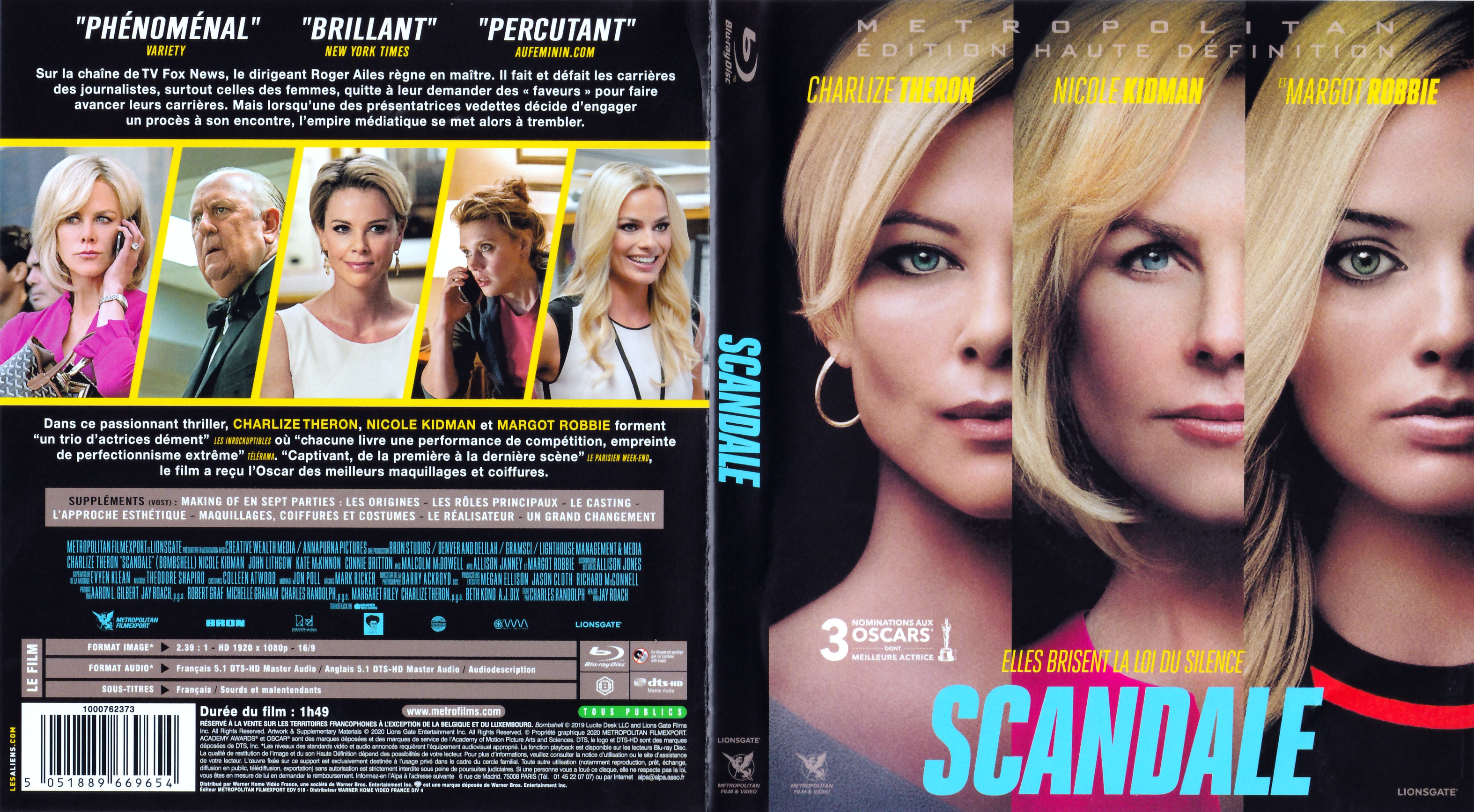 Jaquette DVD Scandale (BLU-RAY)