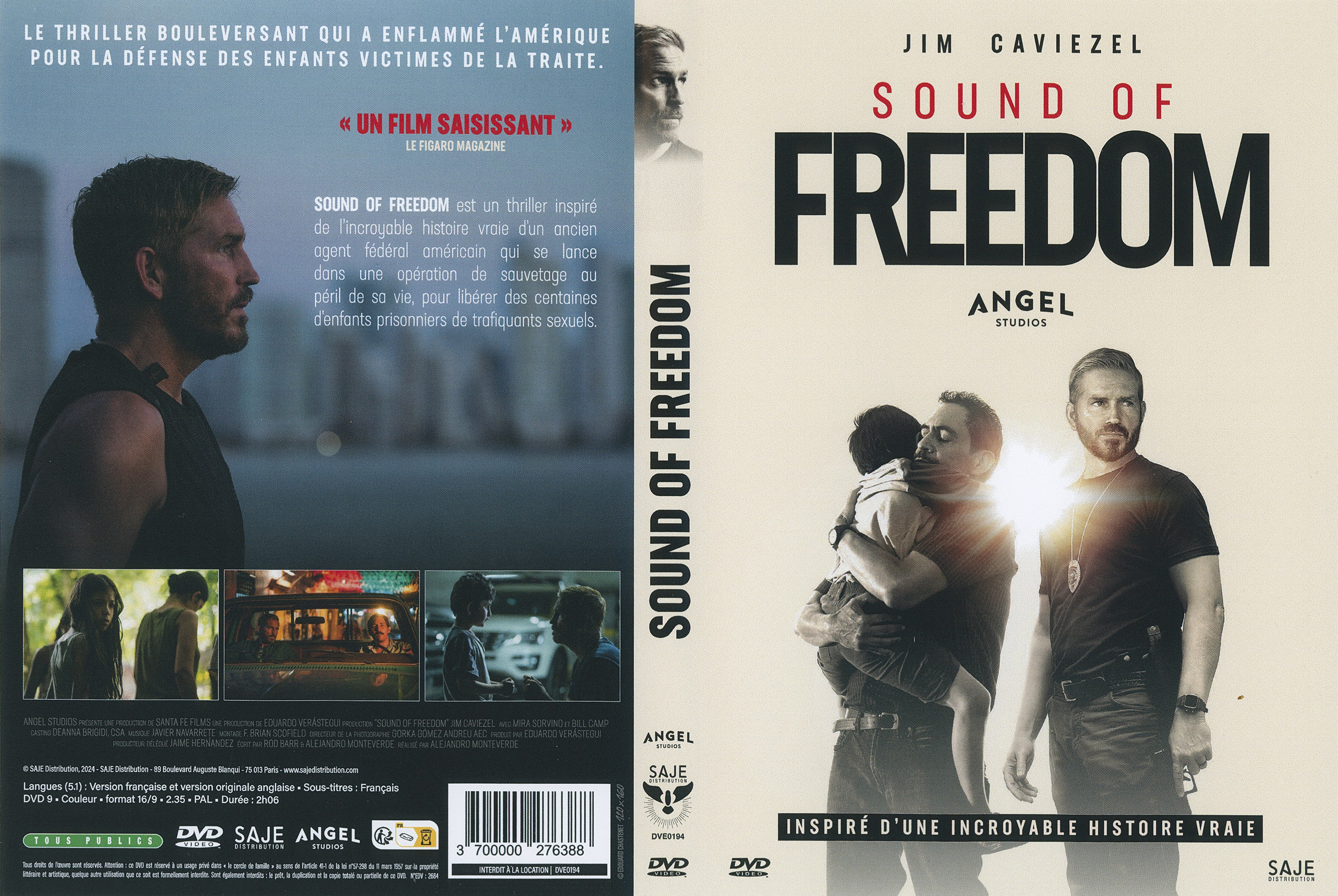 Jaquette DVD Sound of Freedom