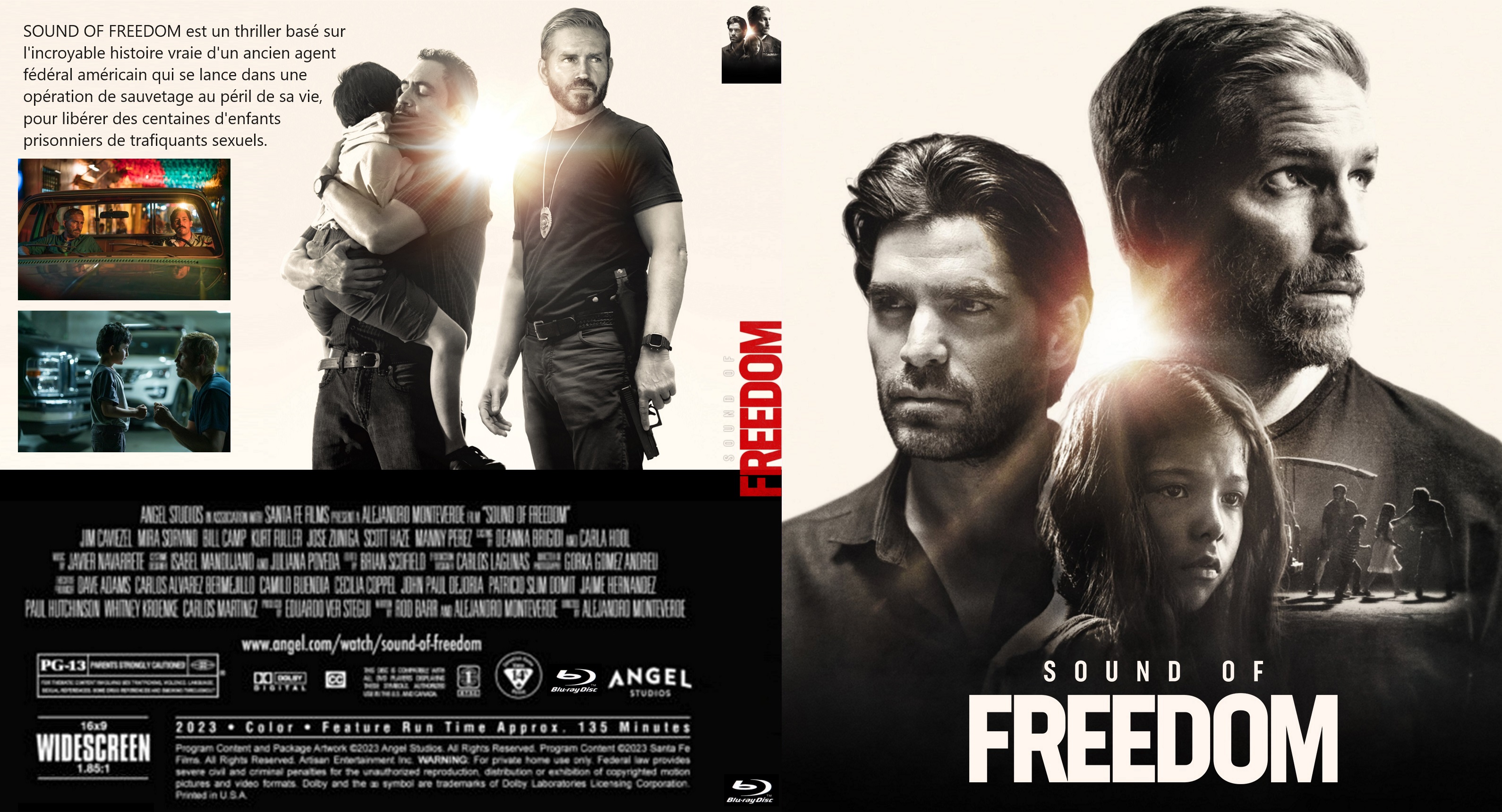 Jaquette DVD Sound of Freedom custom (BLU-RAY)