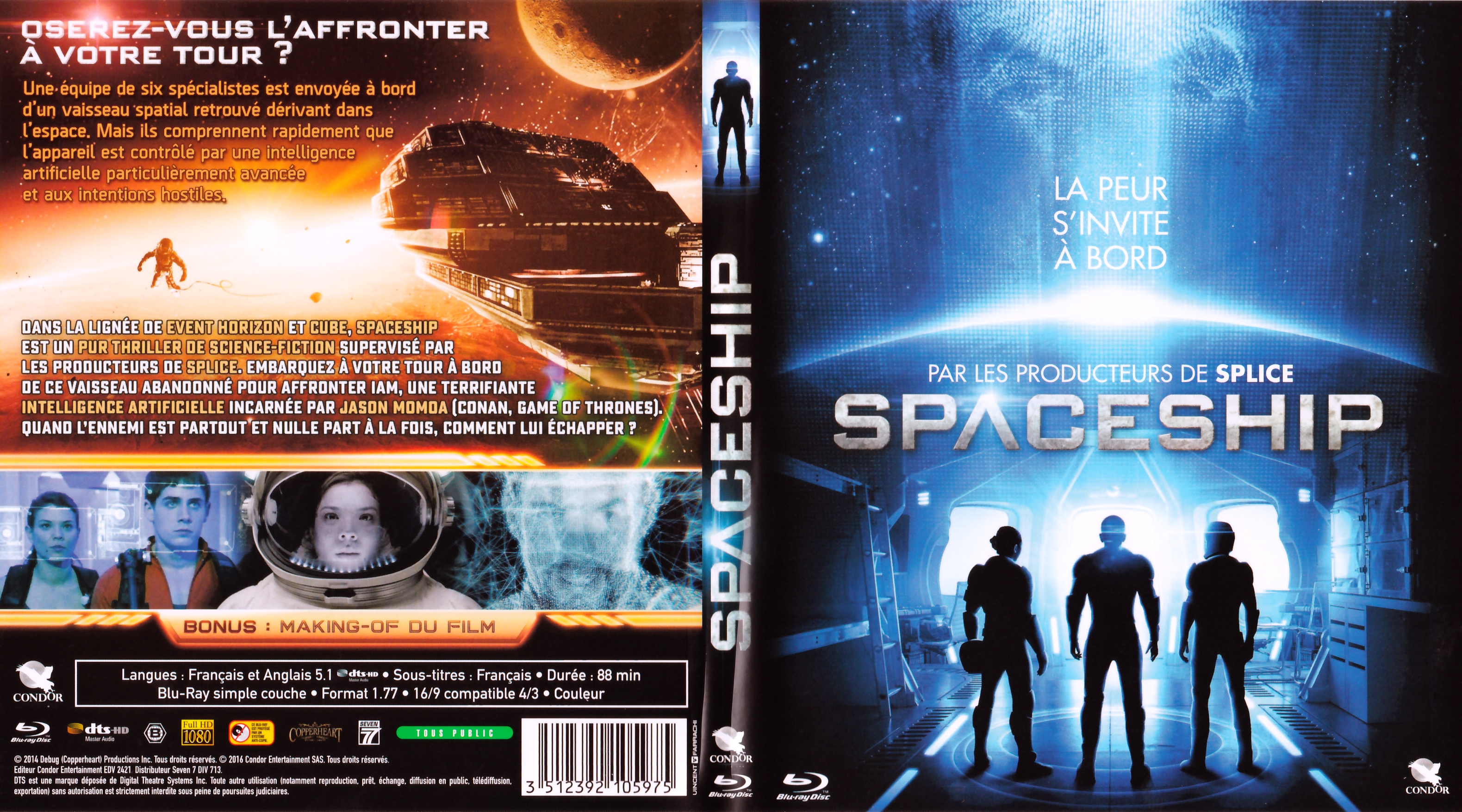 Jaquette DVD Spaceship (BLU-RAY)