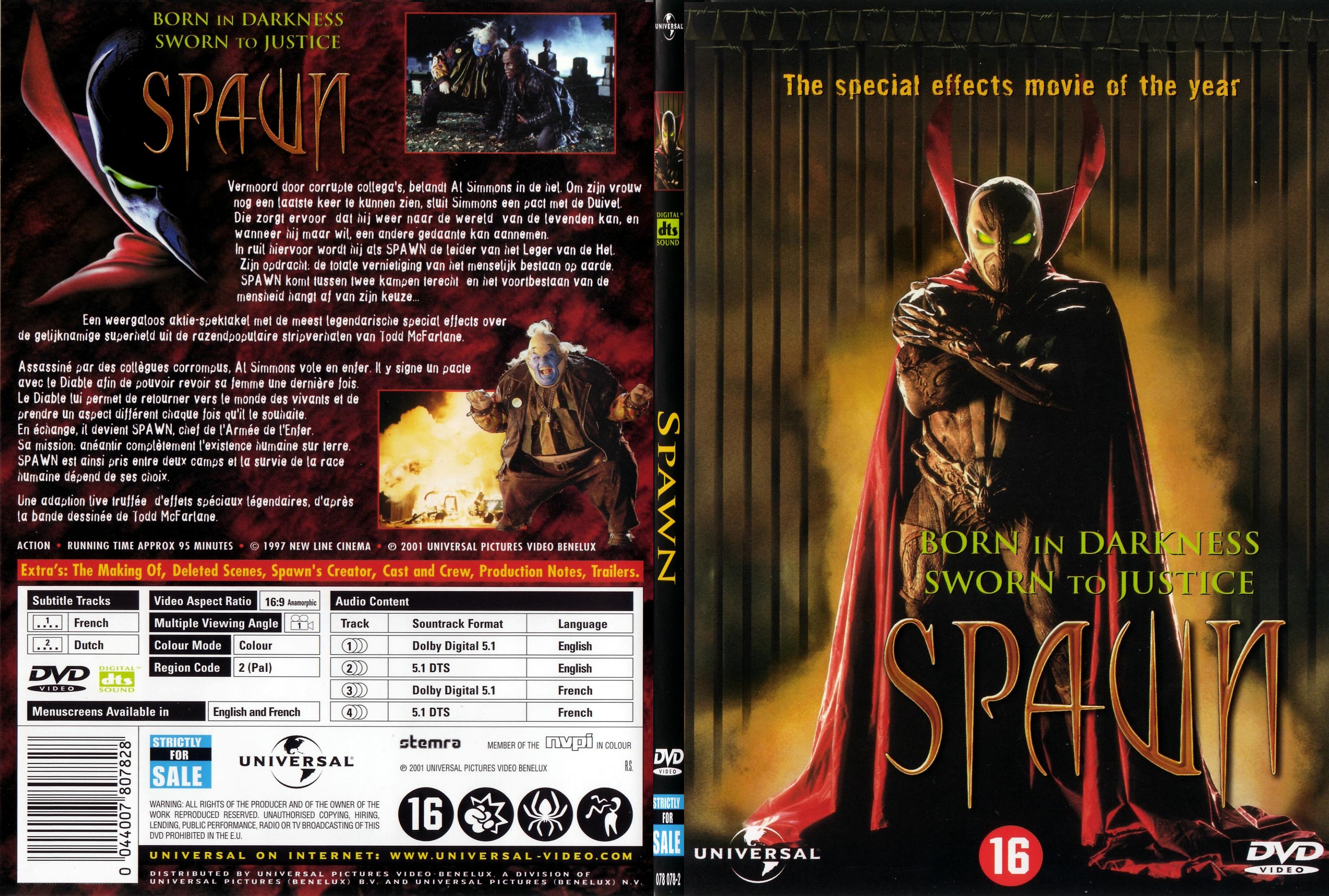 Jaquette DVD Spawn - SLIM