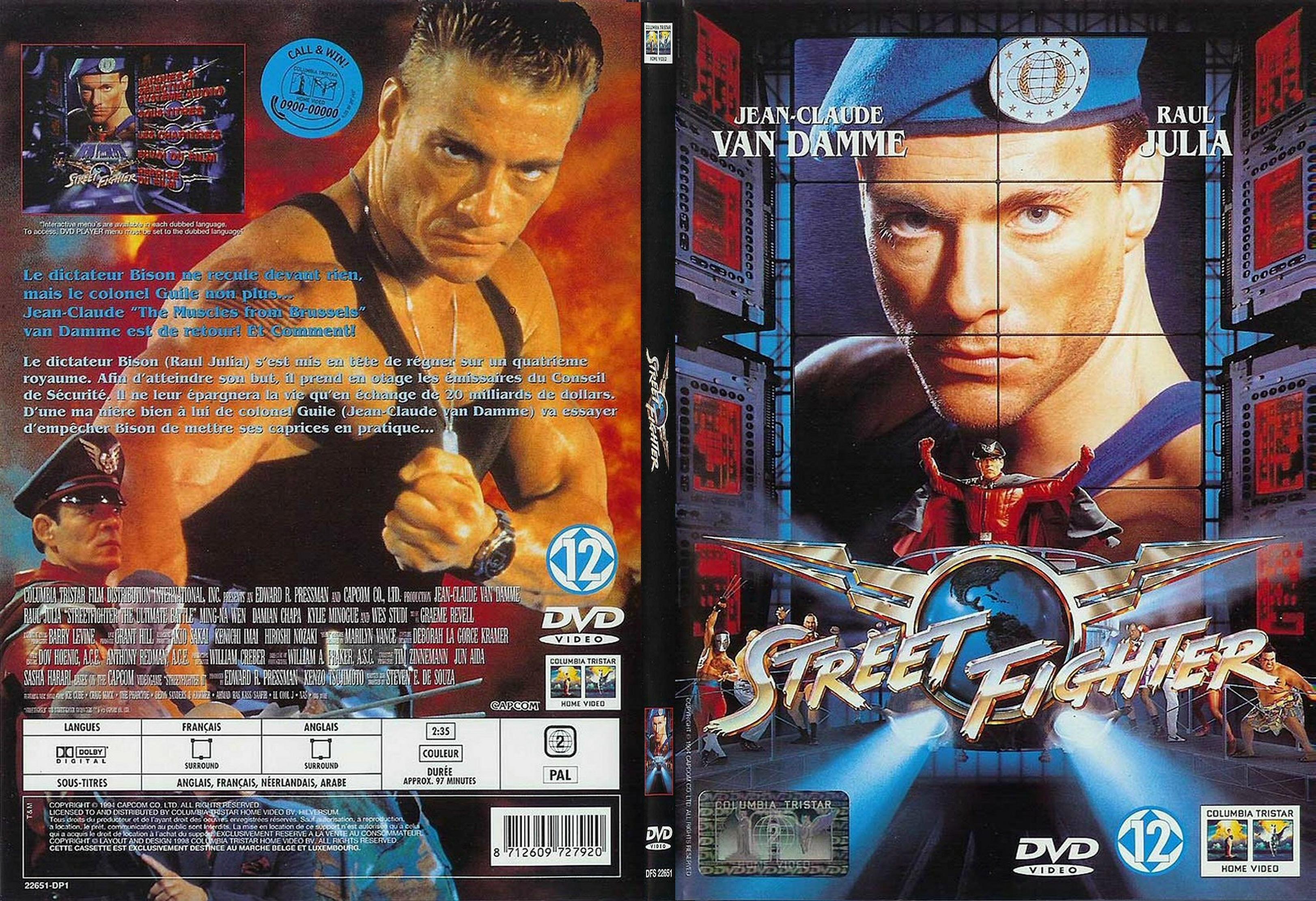 Jaquette DVD Street fighter - SLIM