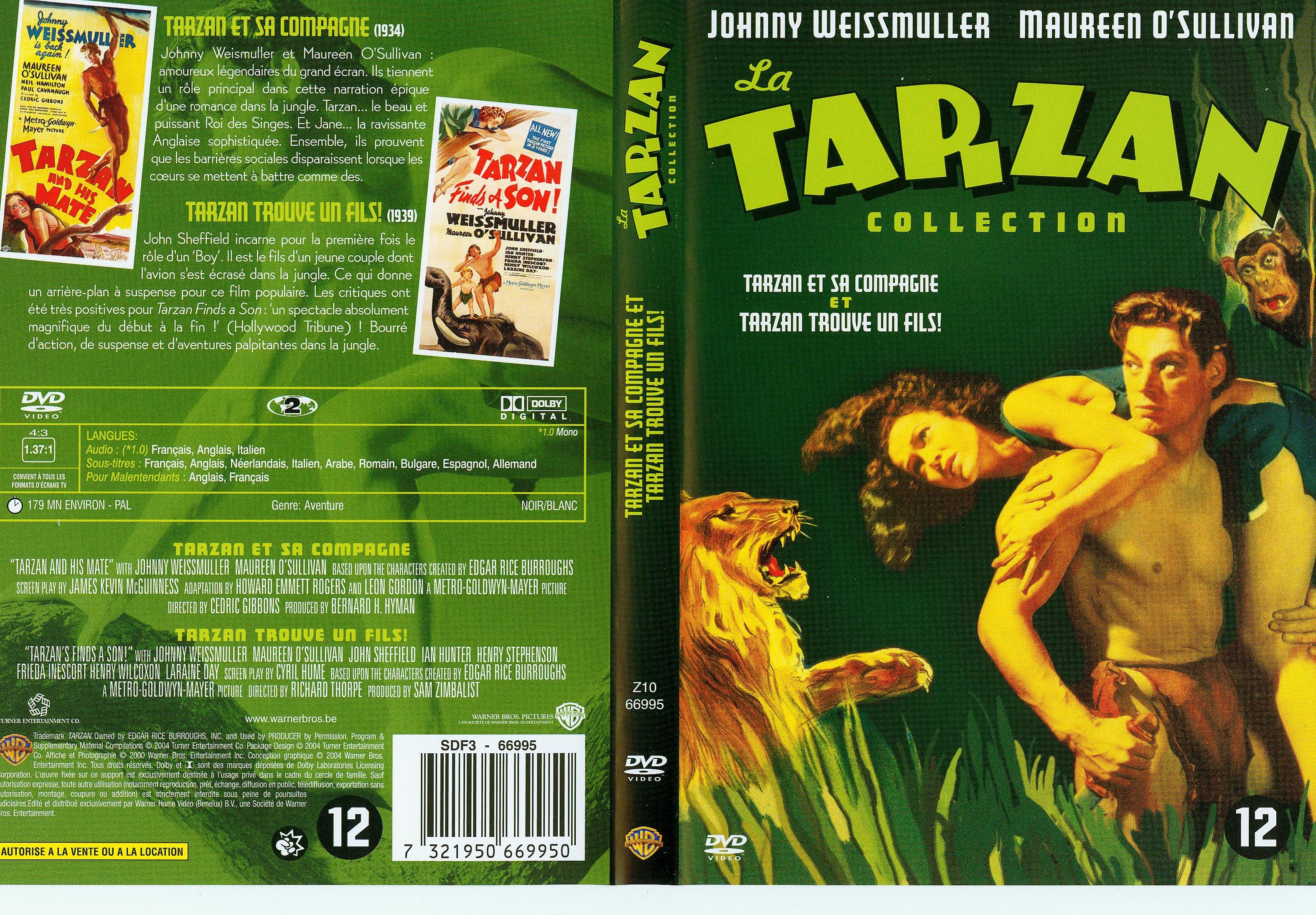 Jaquette DVD Tarzan - et sa compagne - Tarzan trouve un fils