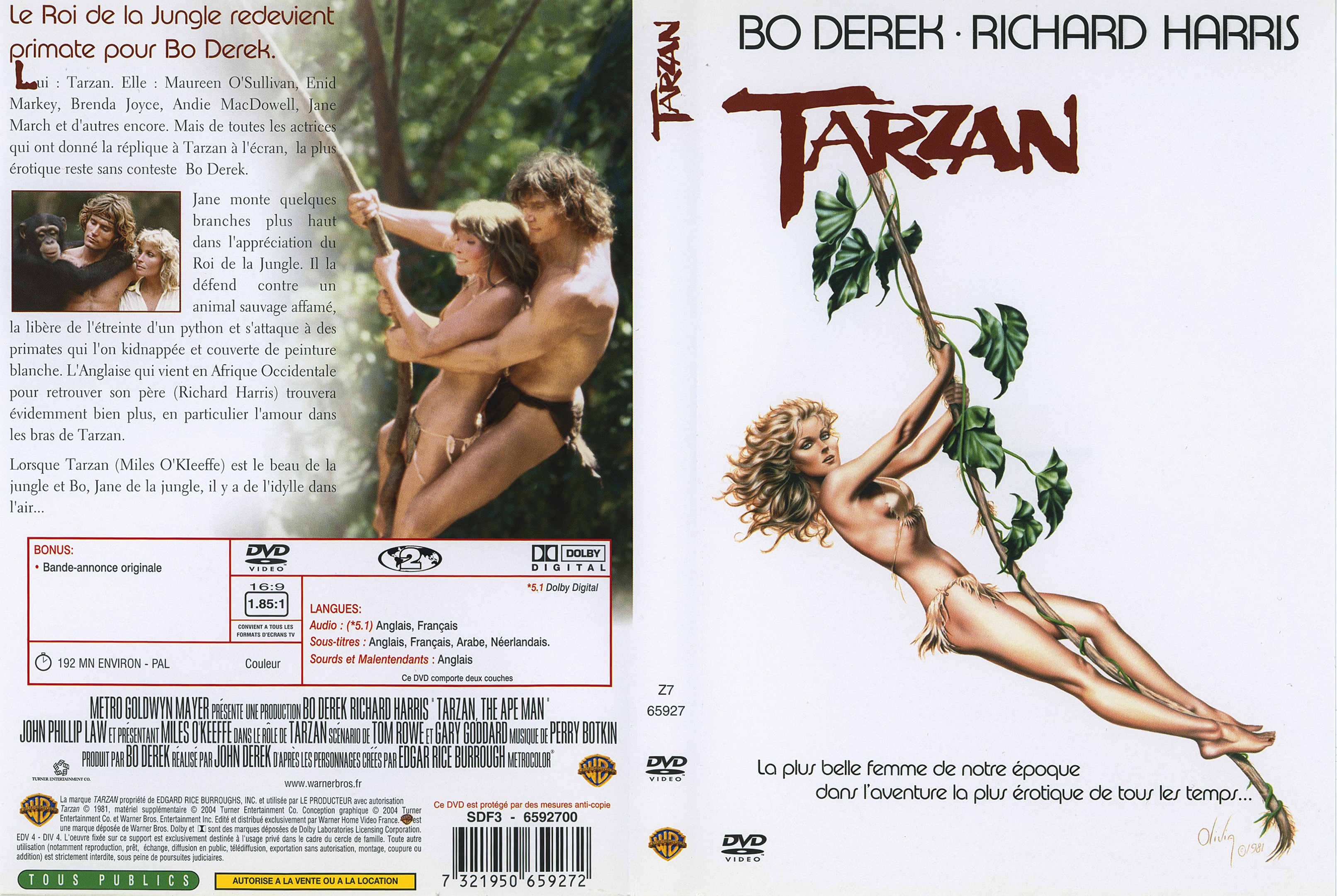 Jaquette DVD Tarzan L