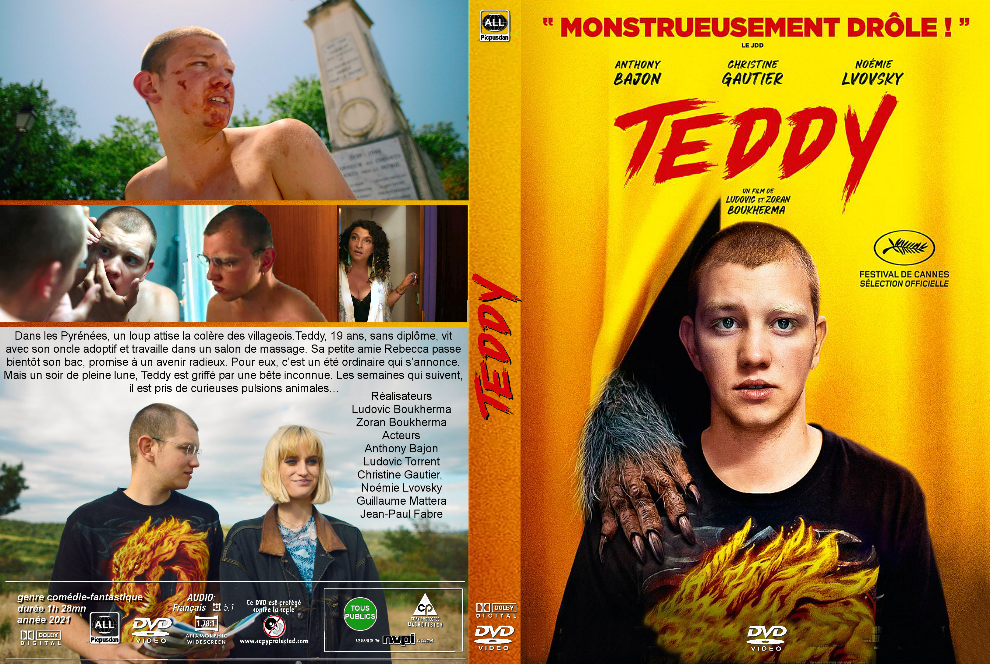 Jaquette DVD Teddy custom