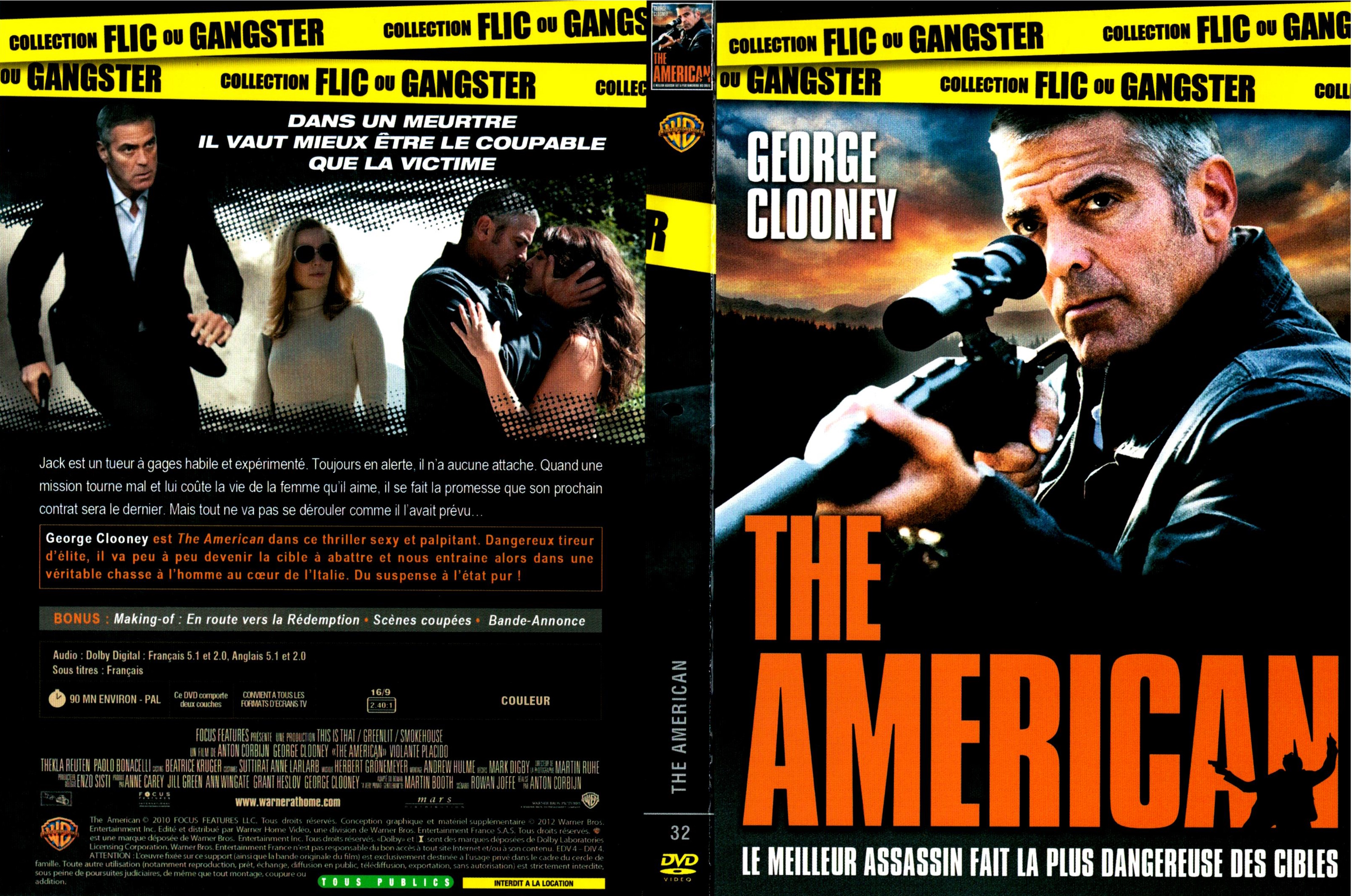 Jaquette DVD The American v2