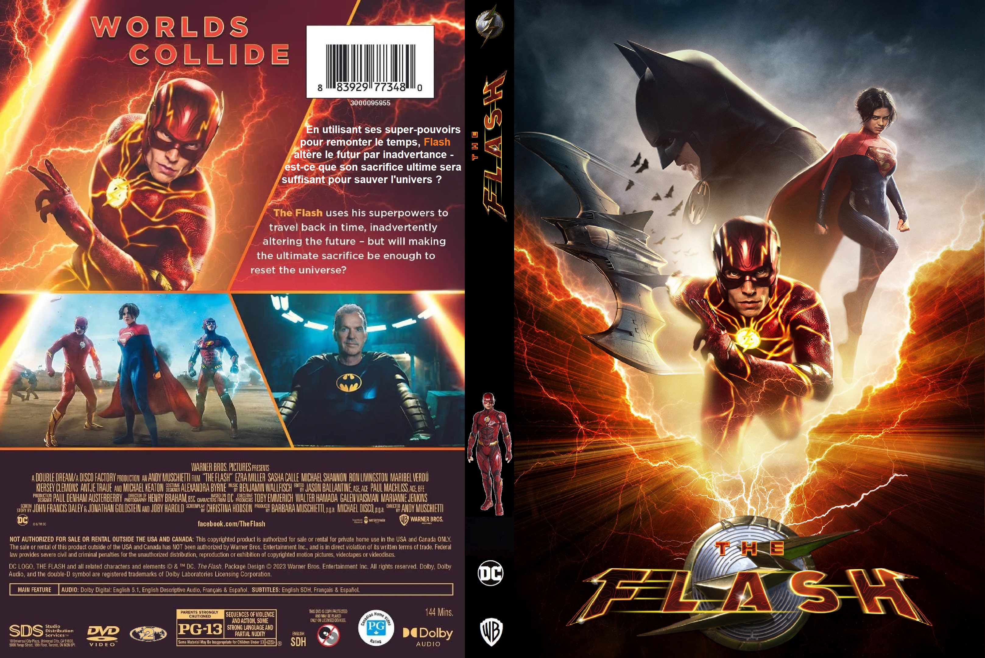 Jaquette DVD The Flash custom v2