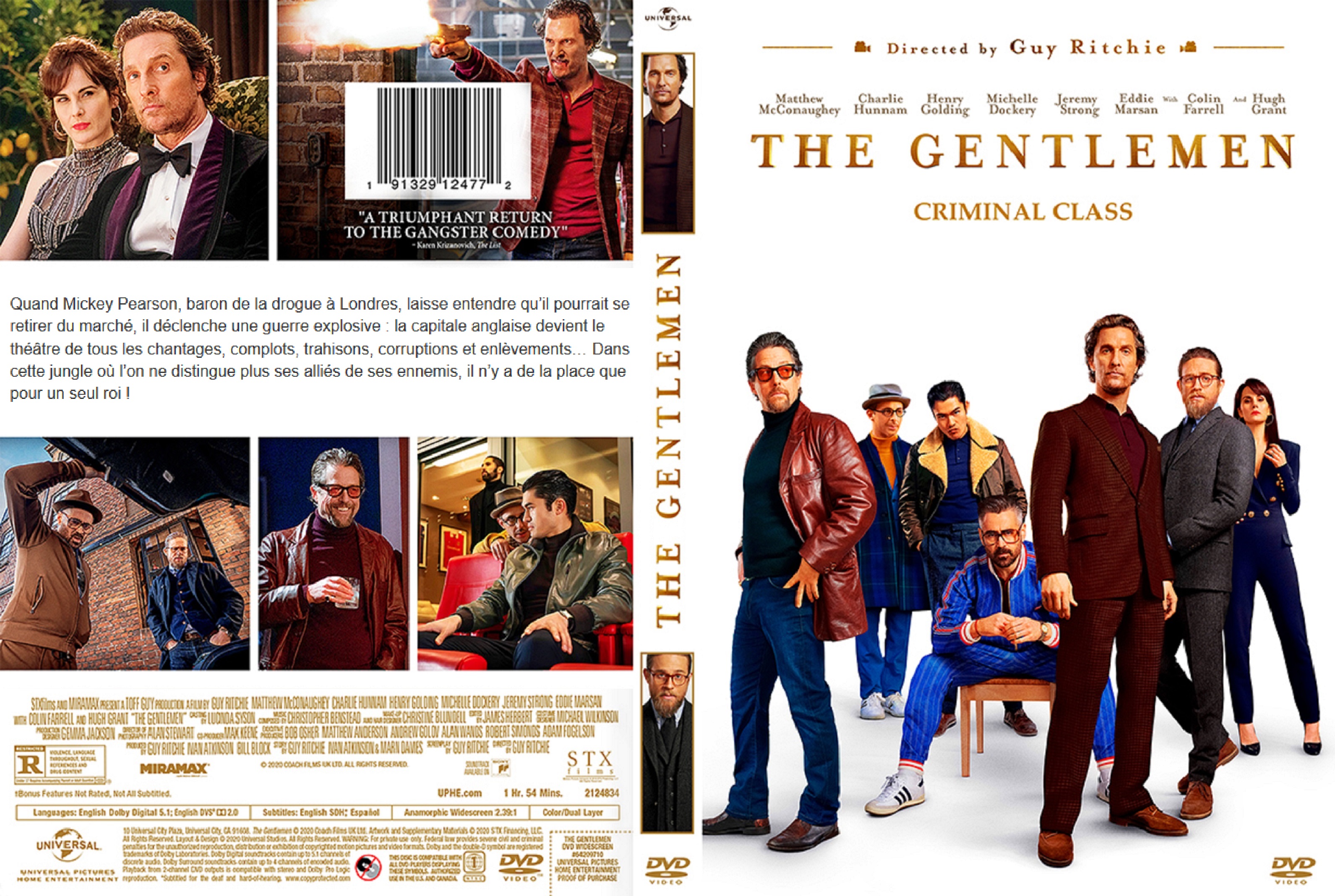 Jaquette DVD The Gentlemen custom