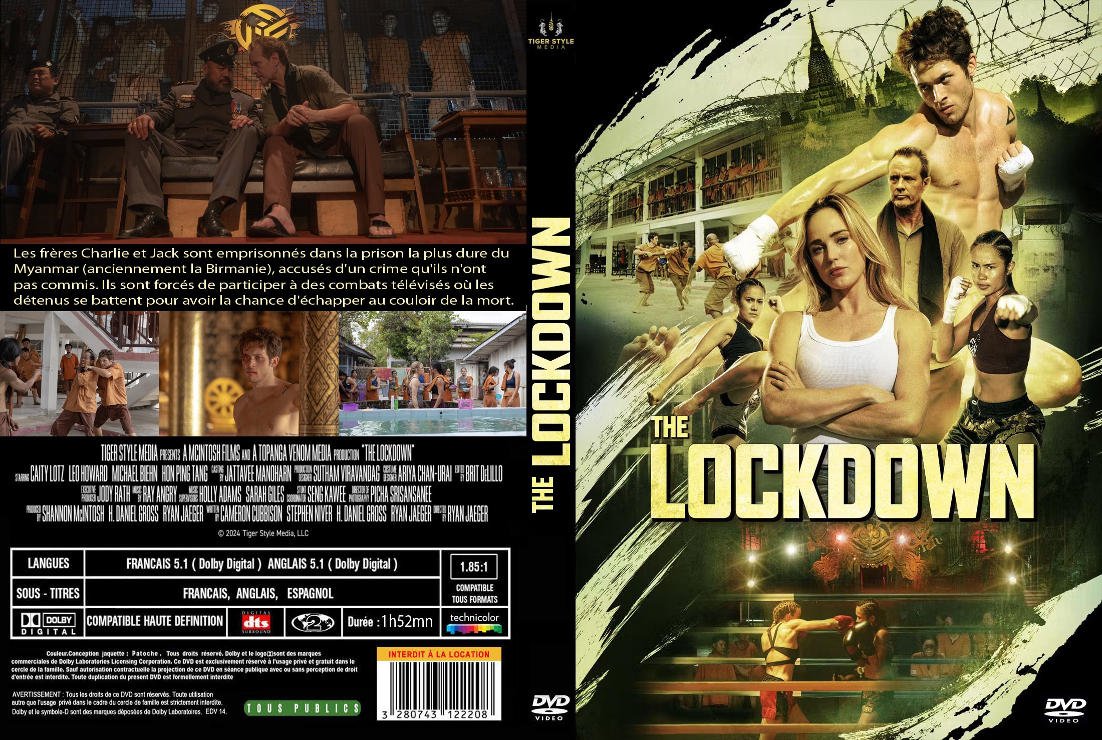 Jaquette DVD The Lockdown custom