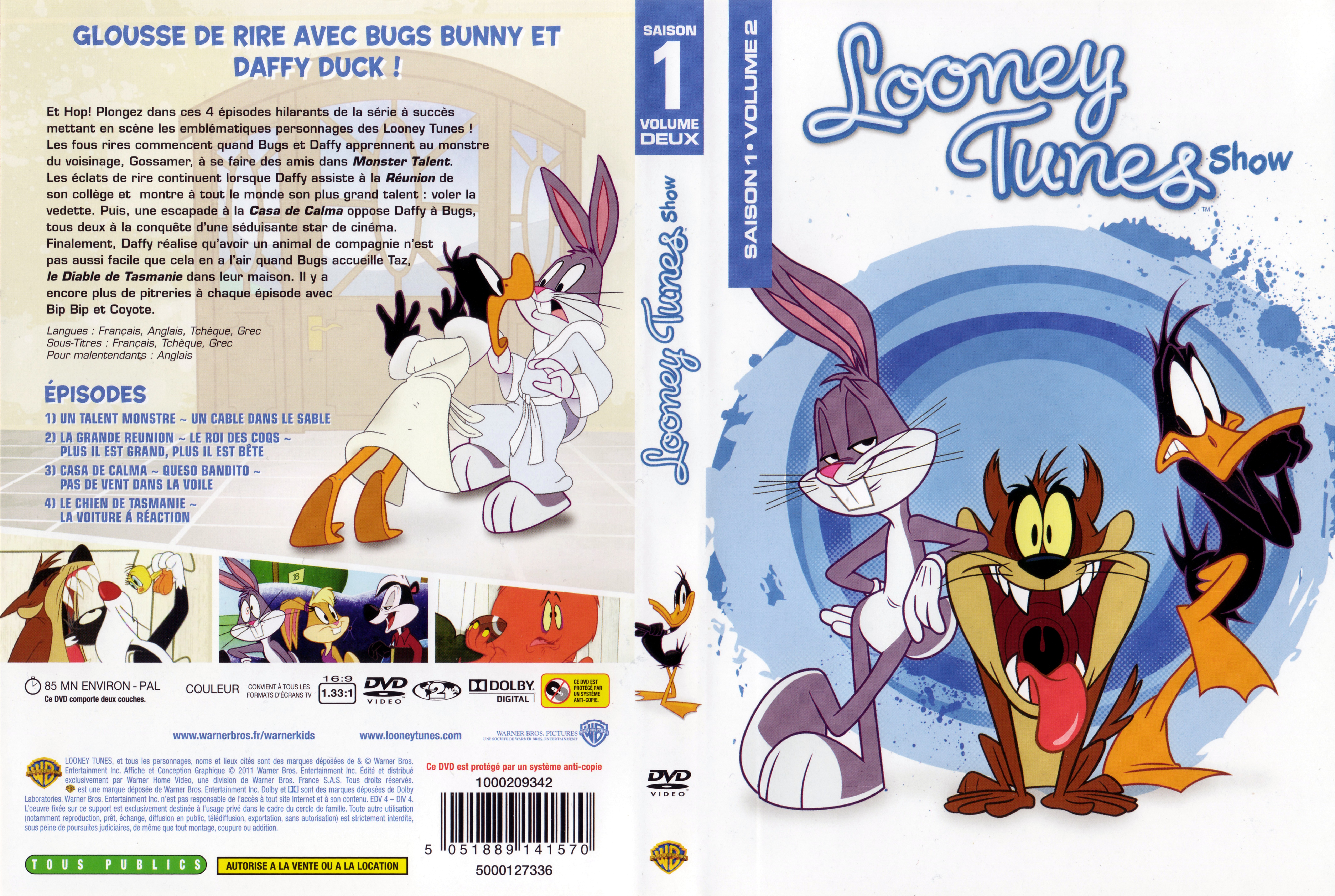 Jaquette DVD The Looney Tunes Show Saison 1 vol 2