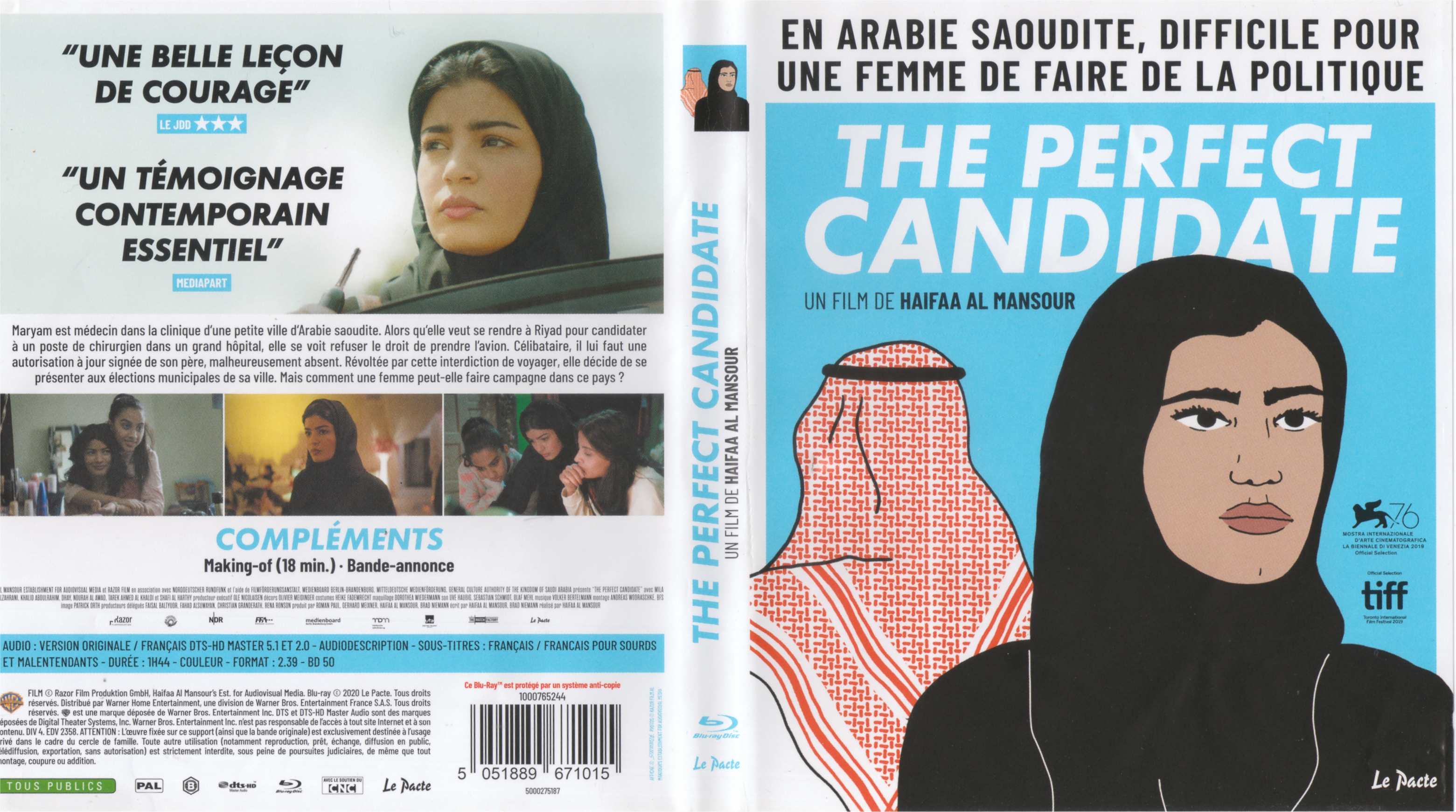 Jaquette DVD The Perfect Candidate (BLU-RAY)