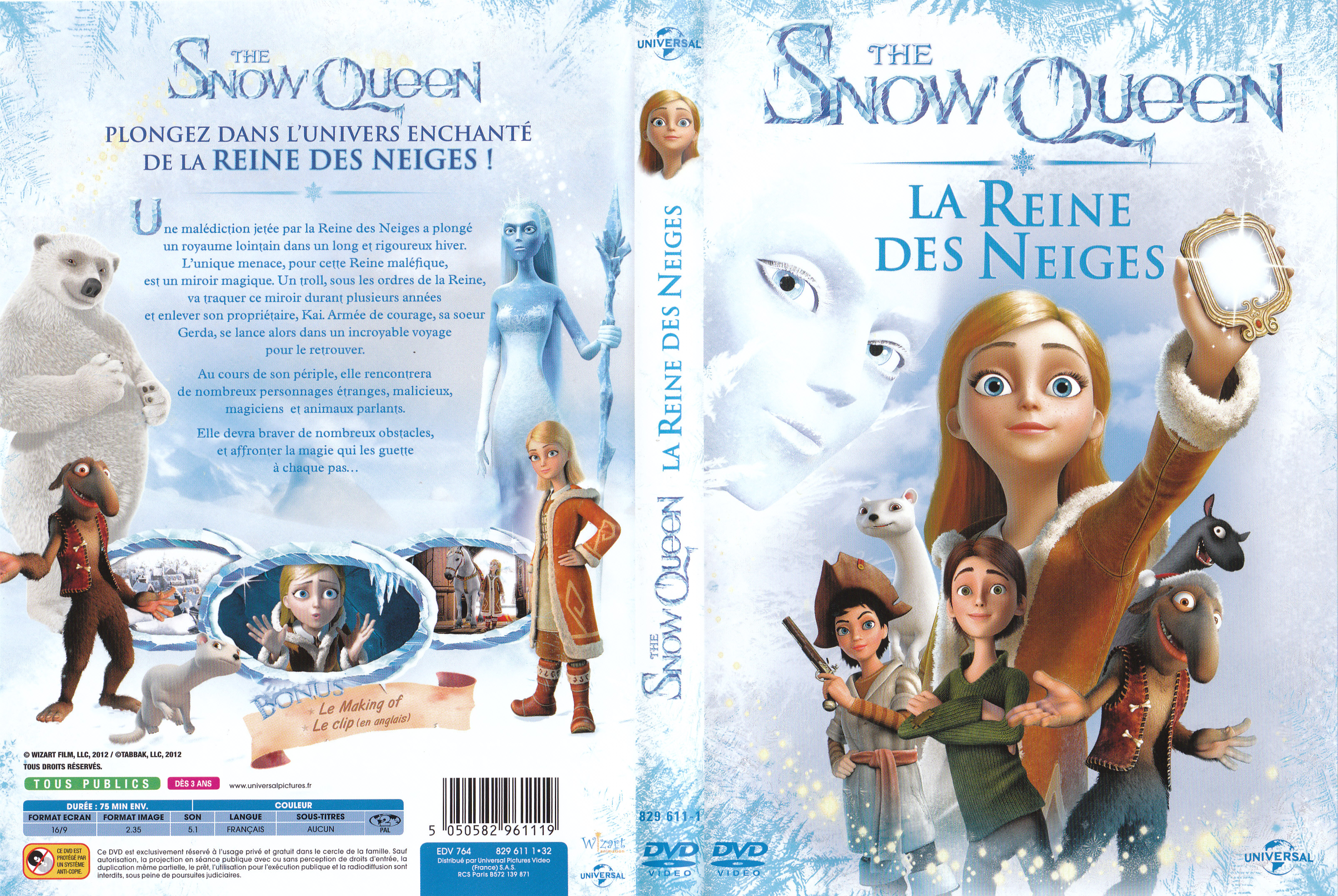 La reine des neiges DVD