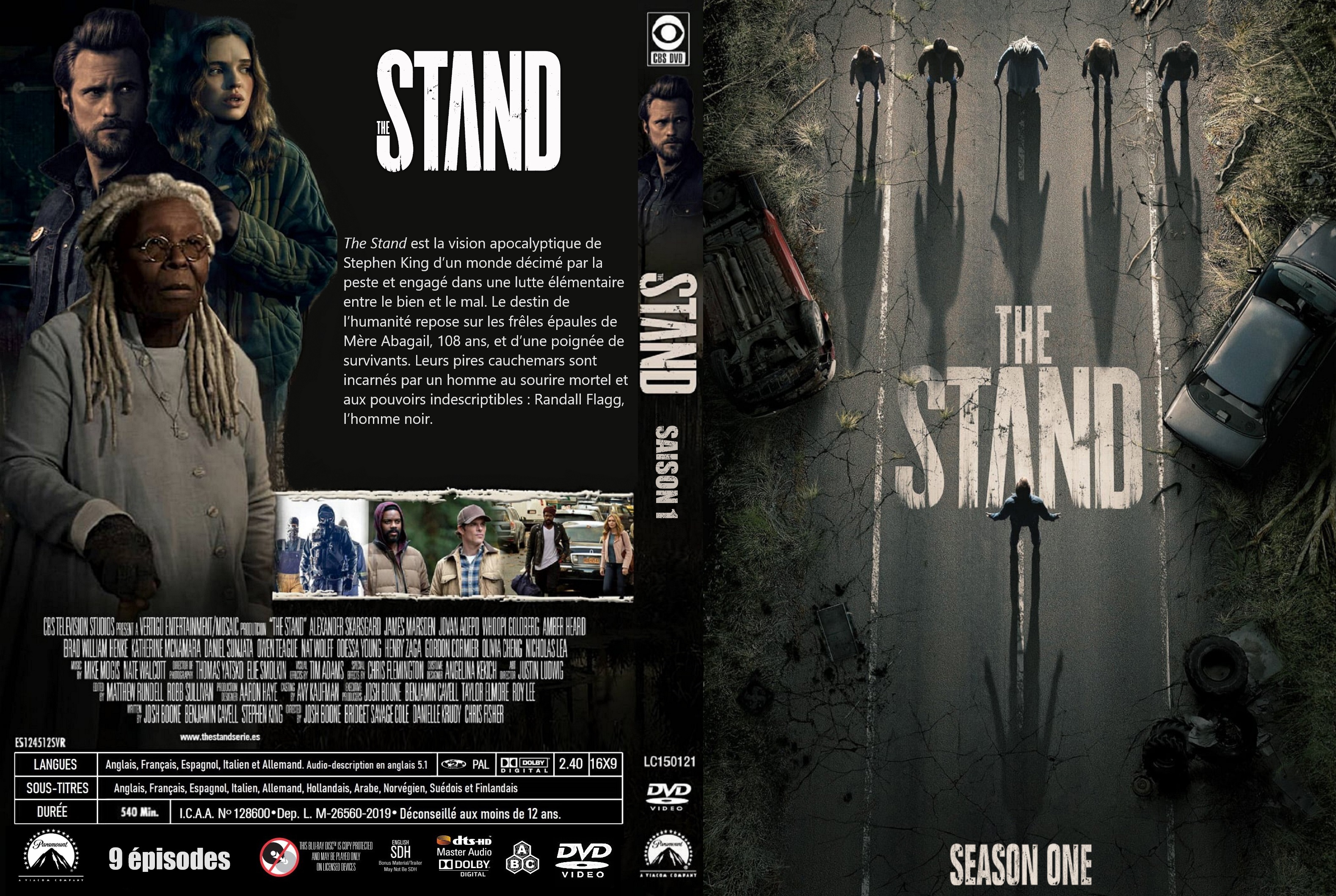 Jaquette DVD The Stand saison 1 custom v2