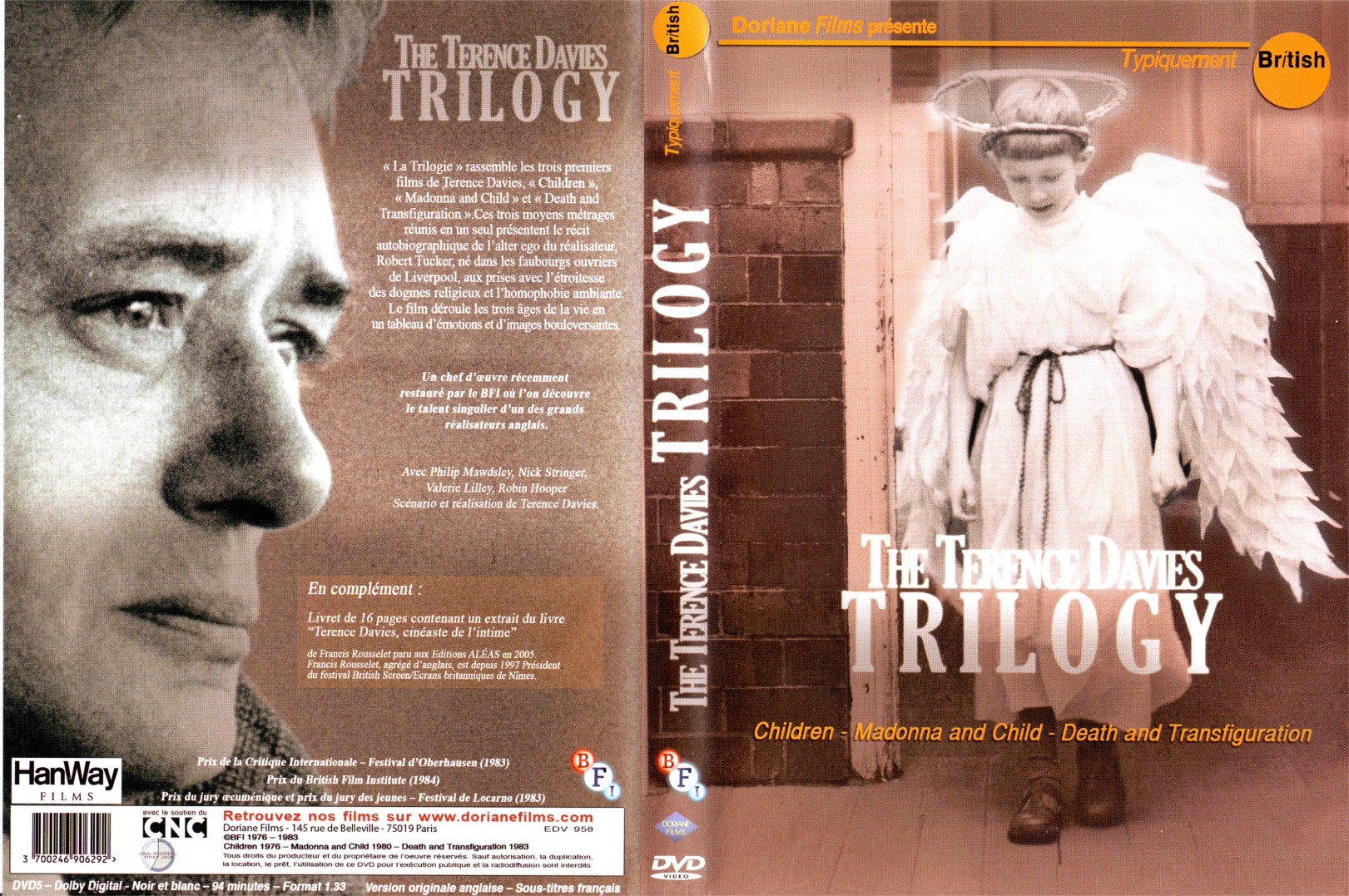 Jaquette DVD The Terence Davies TRILOGY