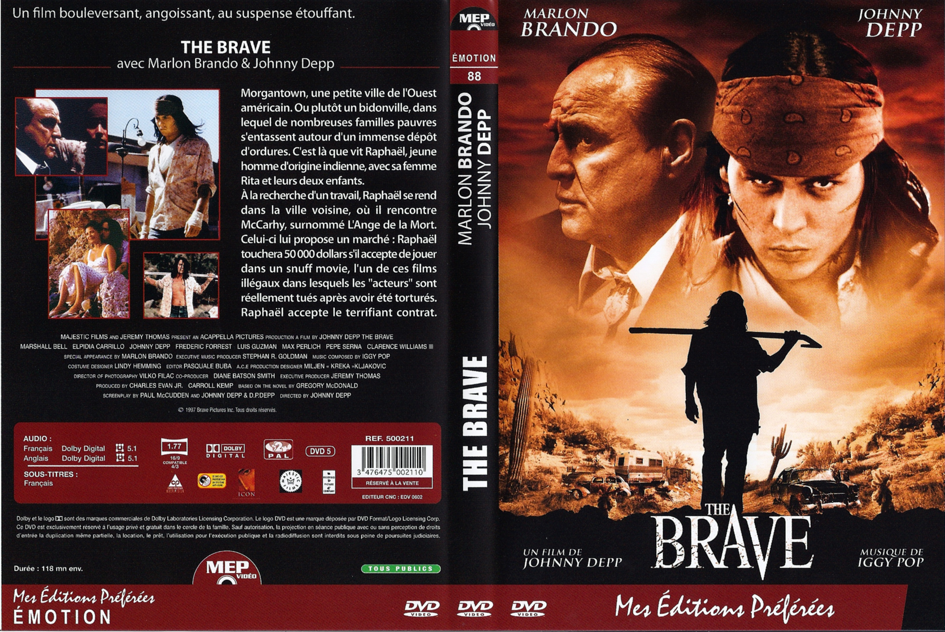 Jaquette DVD The brave v2