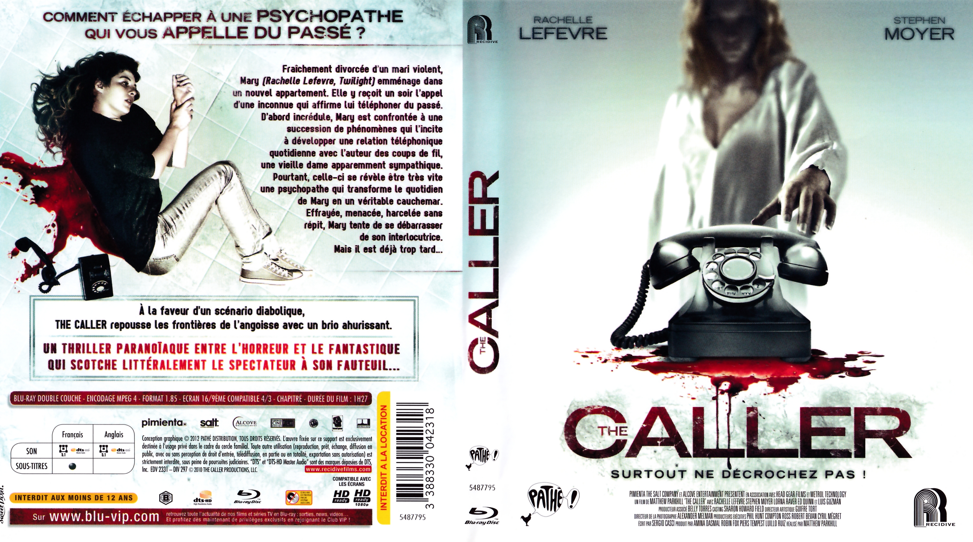 Jaquette DVD The caller (BLU-RAY)