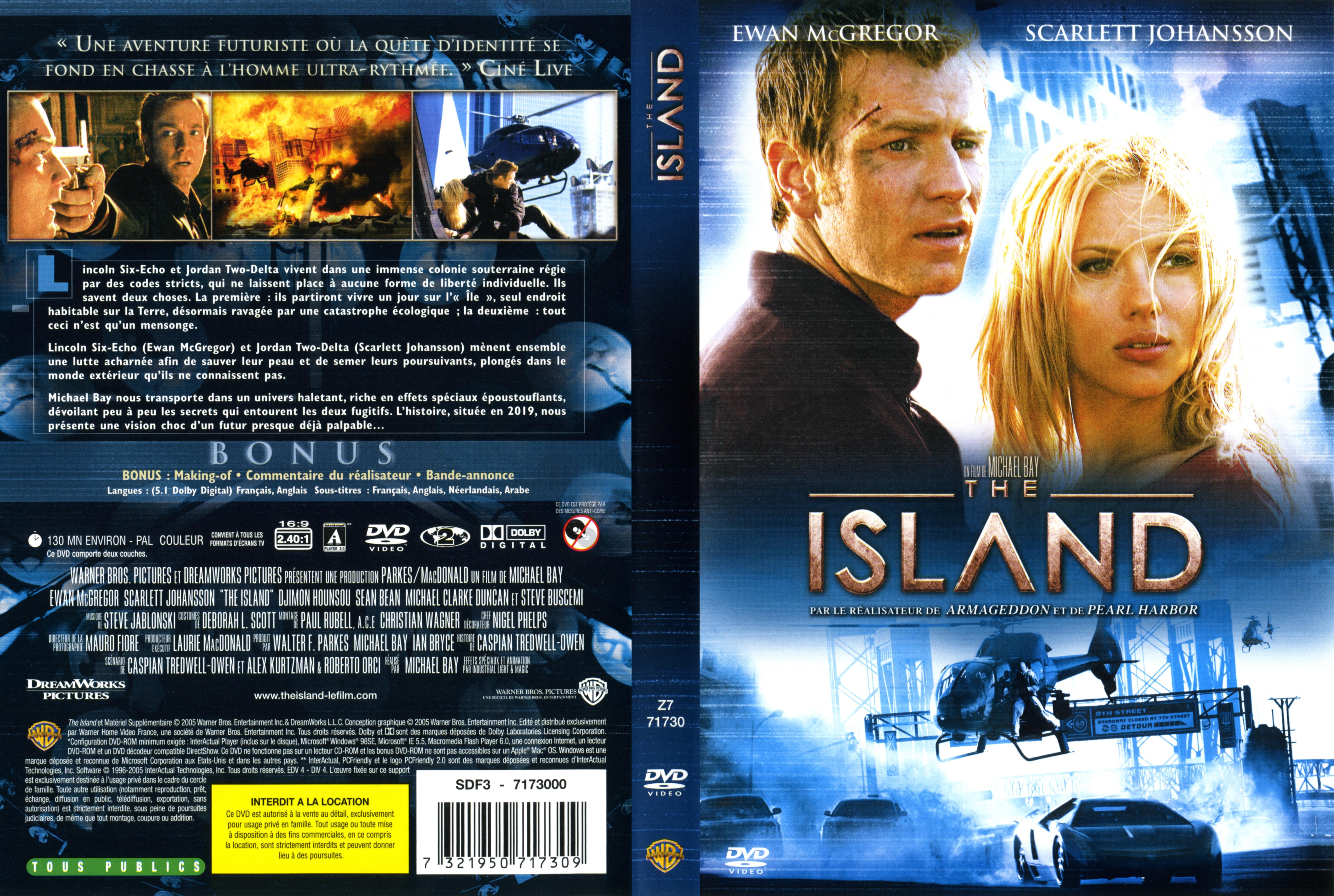 Jaquette DVD de The island Cinéma Passion