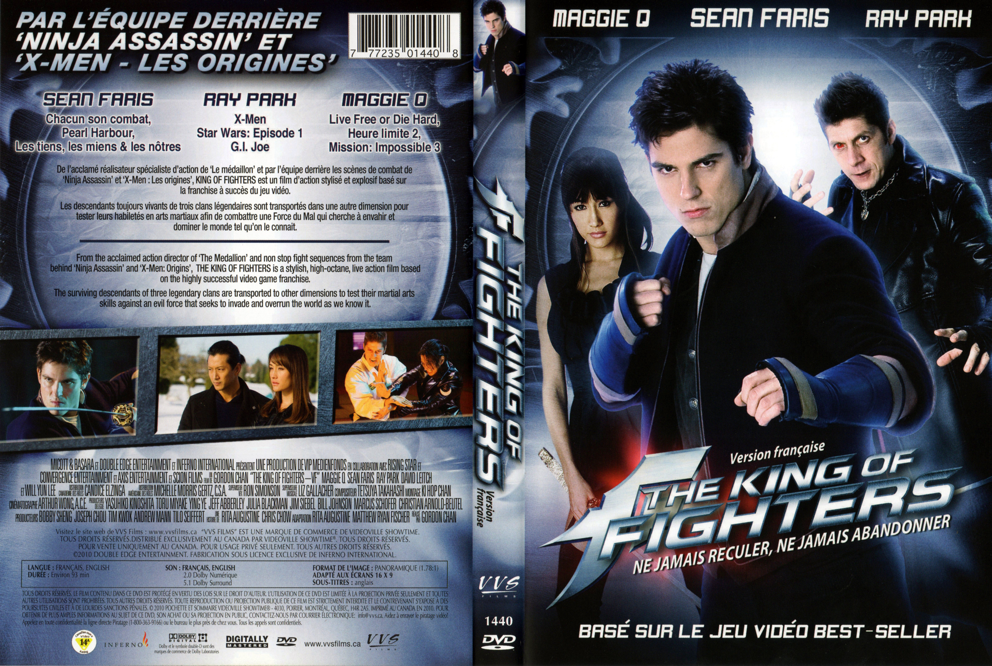 Jaquette DVD The king of fighters (Canadienne)