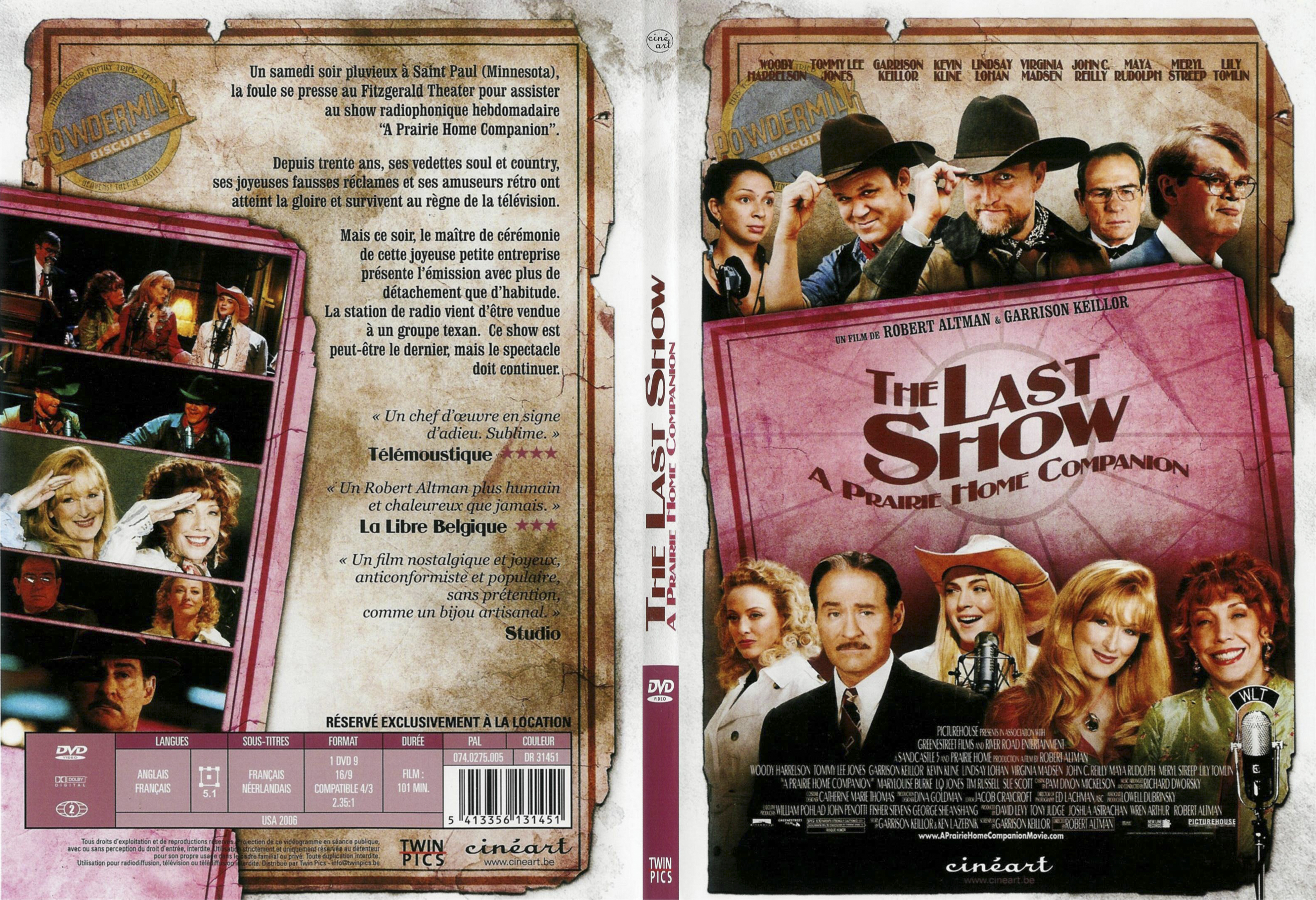 Jaquette DVD The last show - SLIM