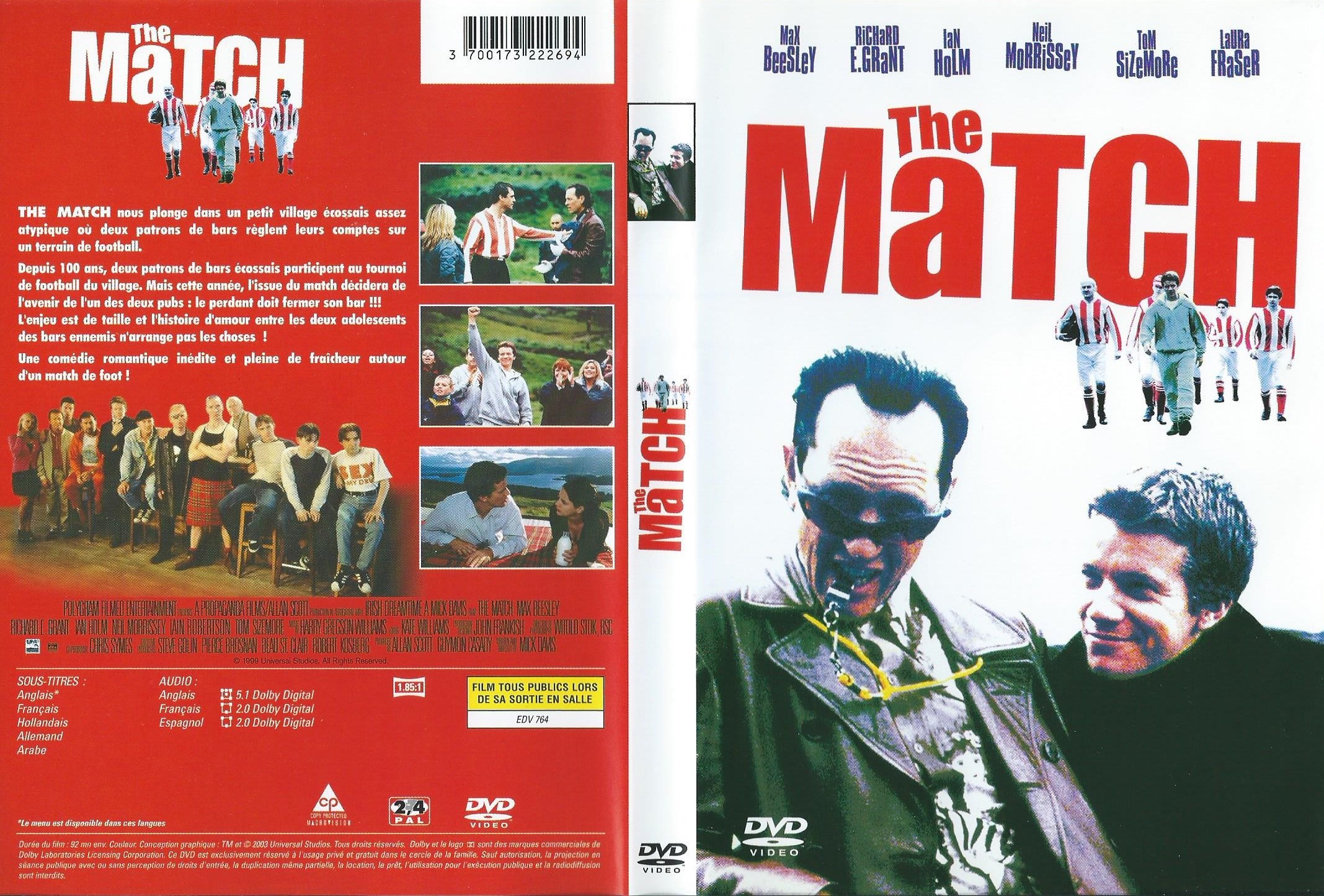 Jaquette DVD The match