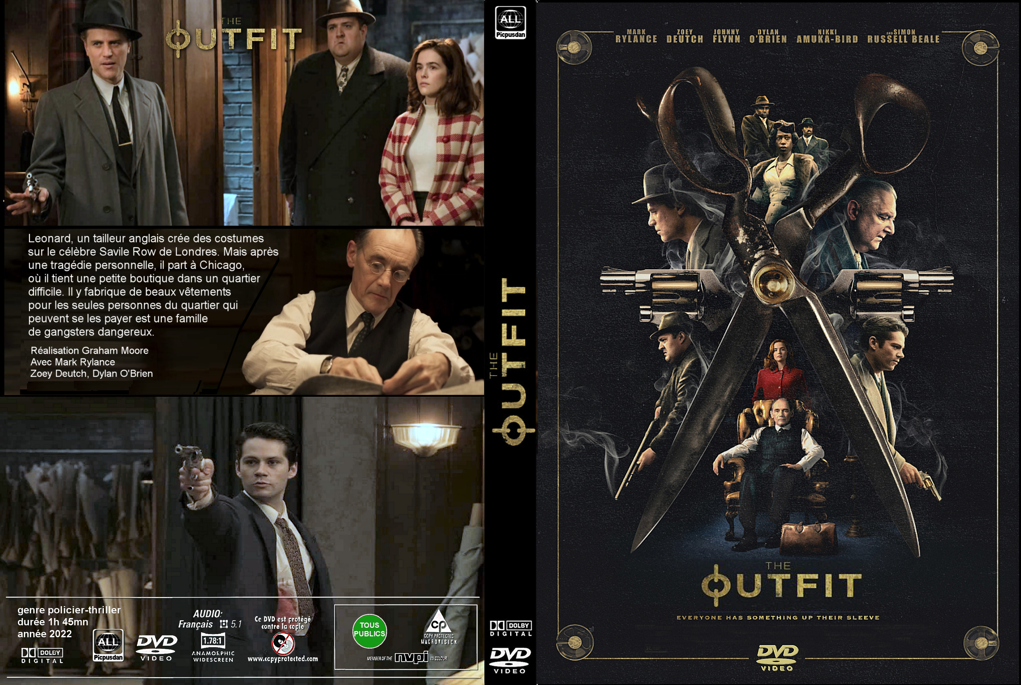 Jaquette DVD The outfit custom