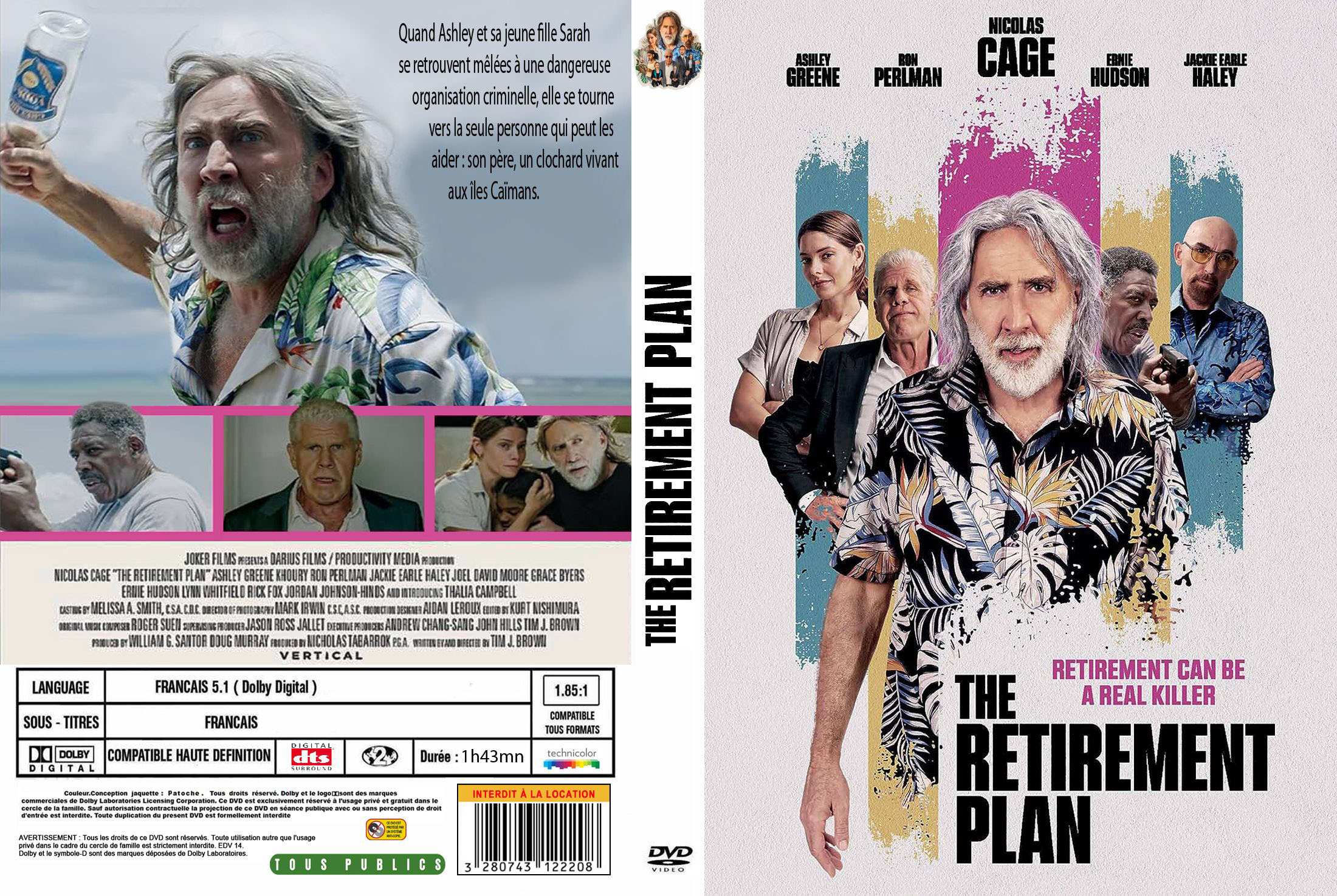 Jaquette DVD The retirement plan custom