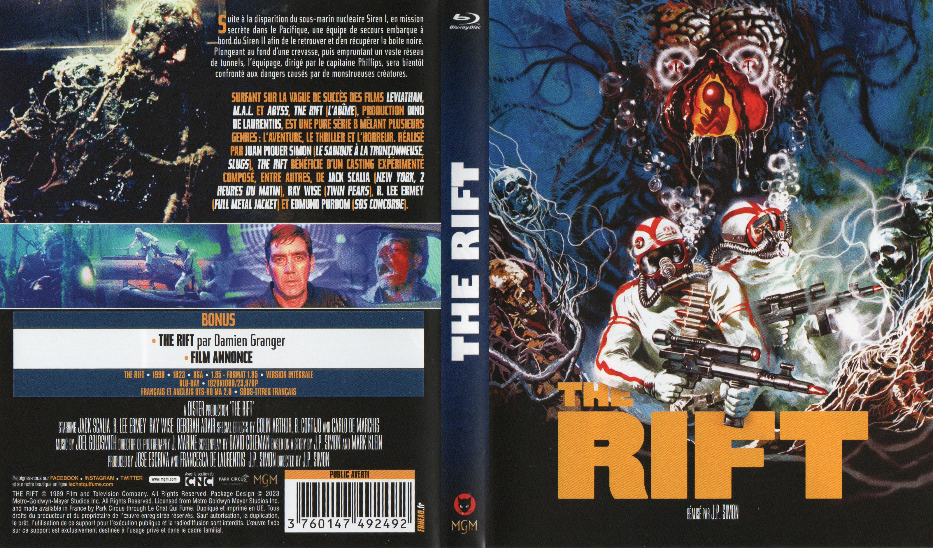 Jaquette DVD The rift (BLU-RAY)