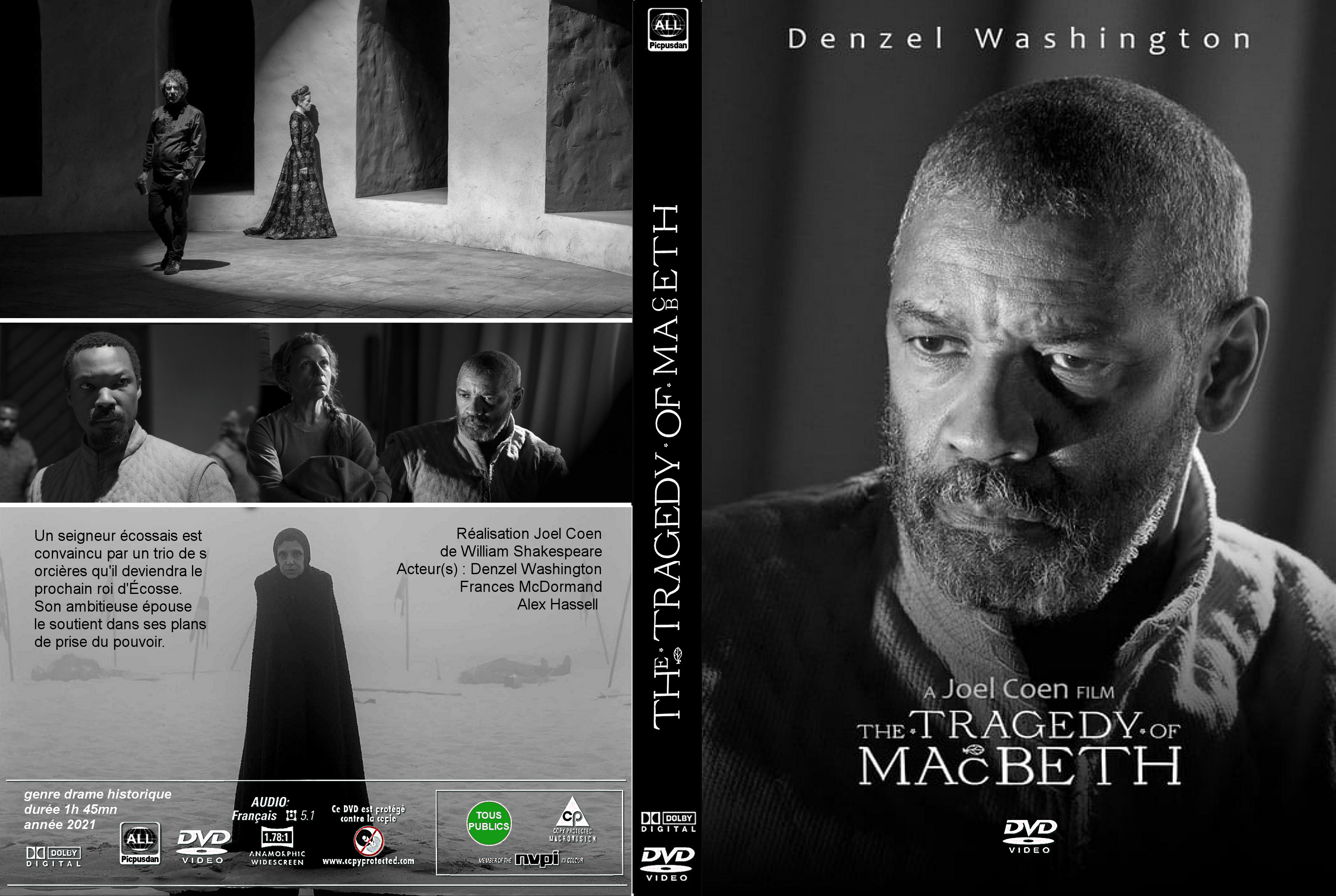 Jaquette DVD The tragedy of Macbeth custom