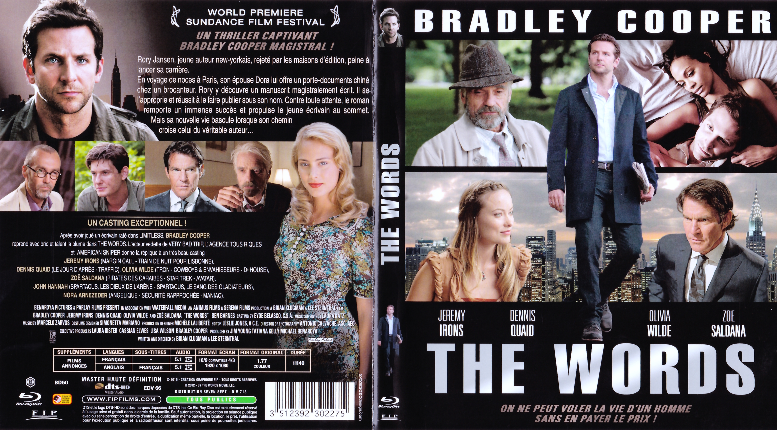 Jaquette DVD The words (BLU-RAY)