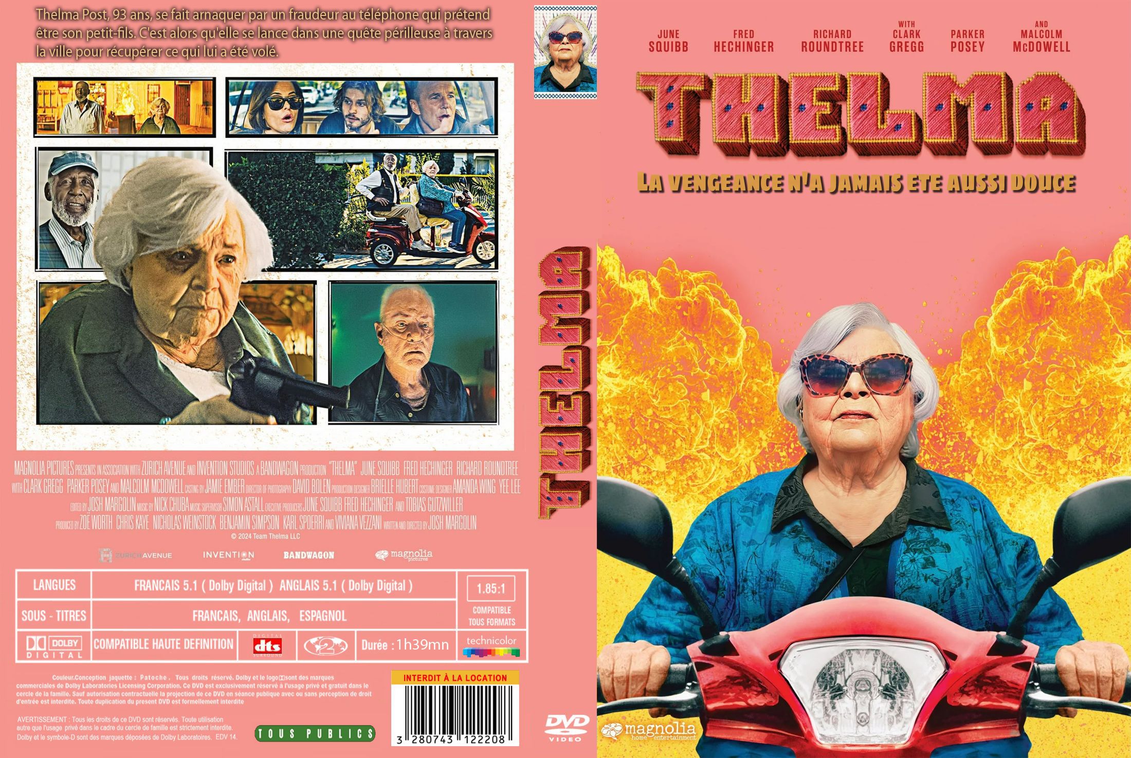 Jaquette DVD Thelma custom