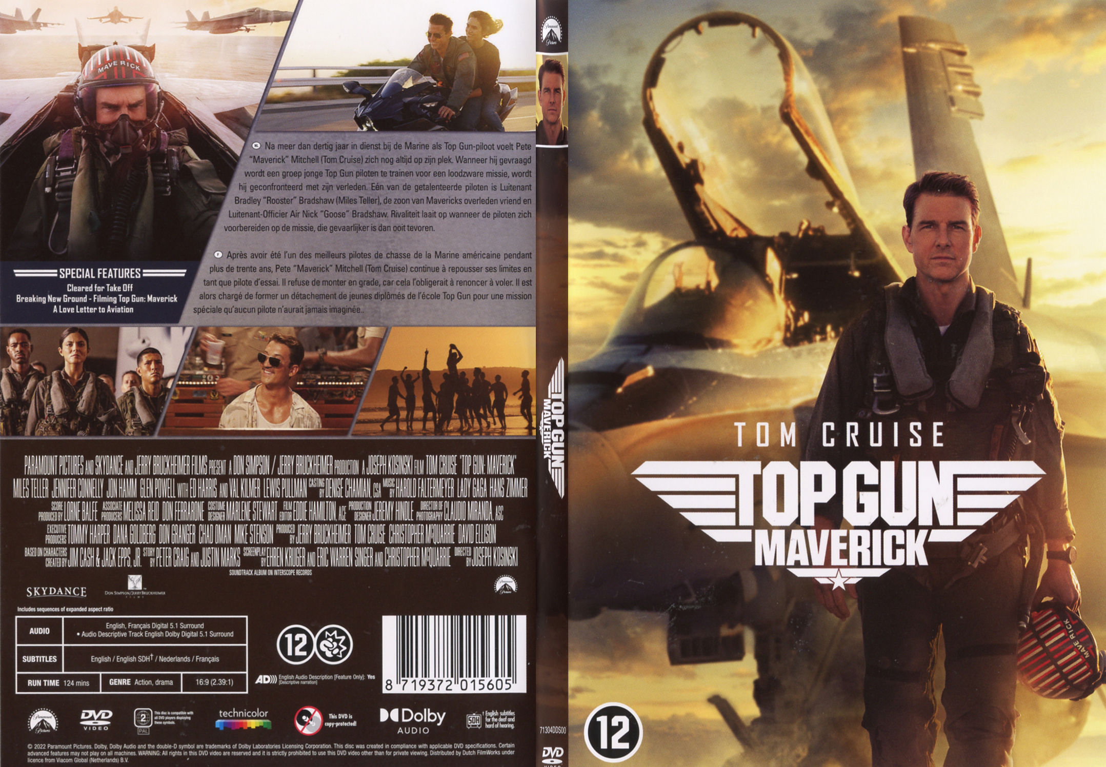 Jaquette DVD Top gun Maverick - SLIM