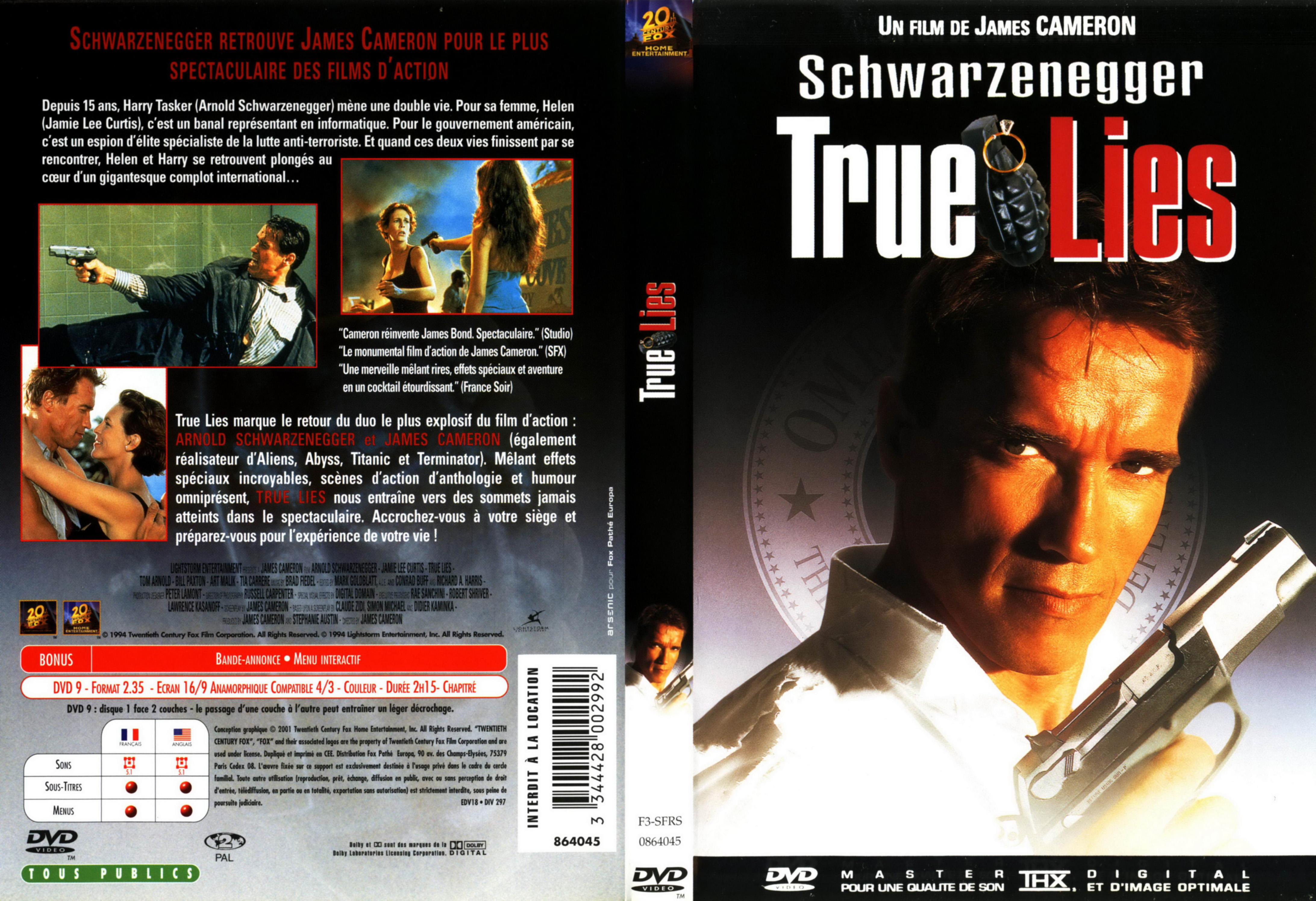 Jaquette DVD De True Lies Cin ma Passion