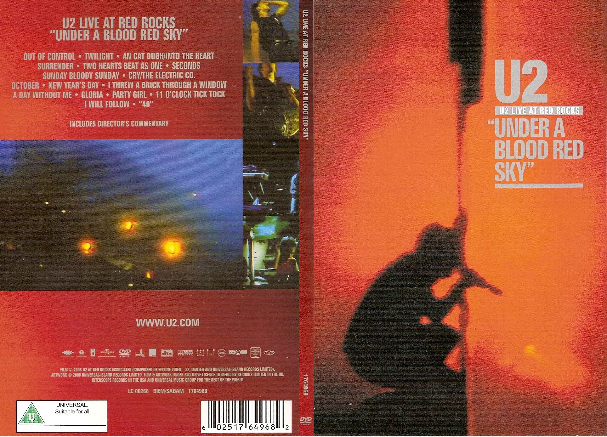 Jaquette DVD U2 Live at red rocks