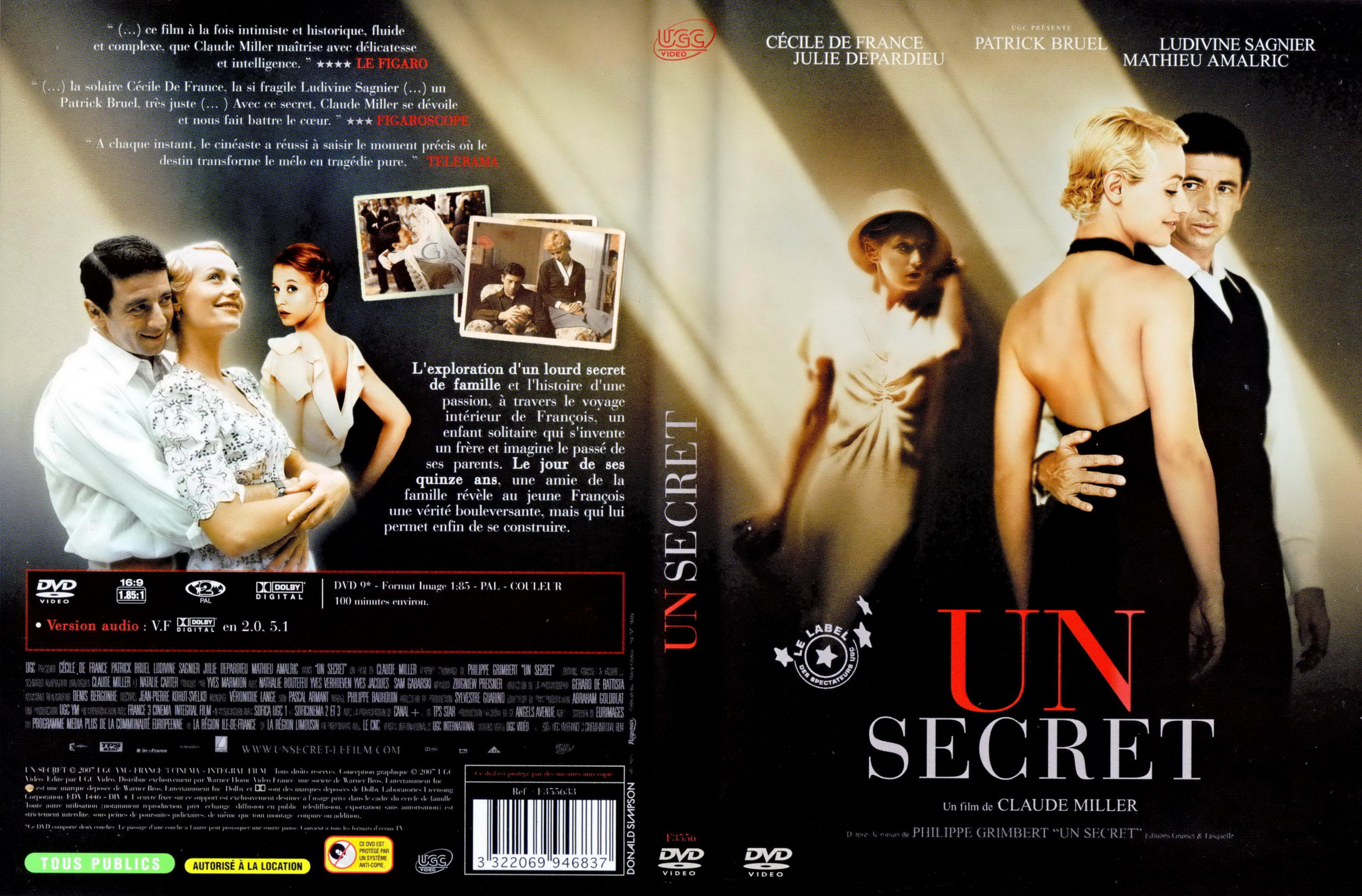 Jaquette DVD Un secret
